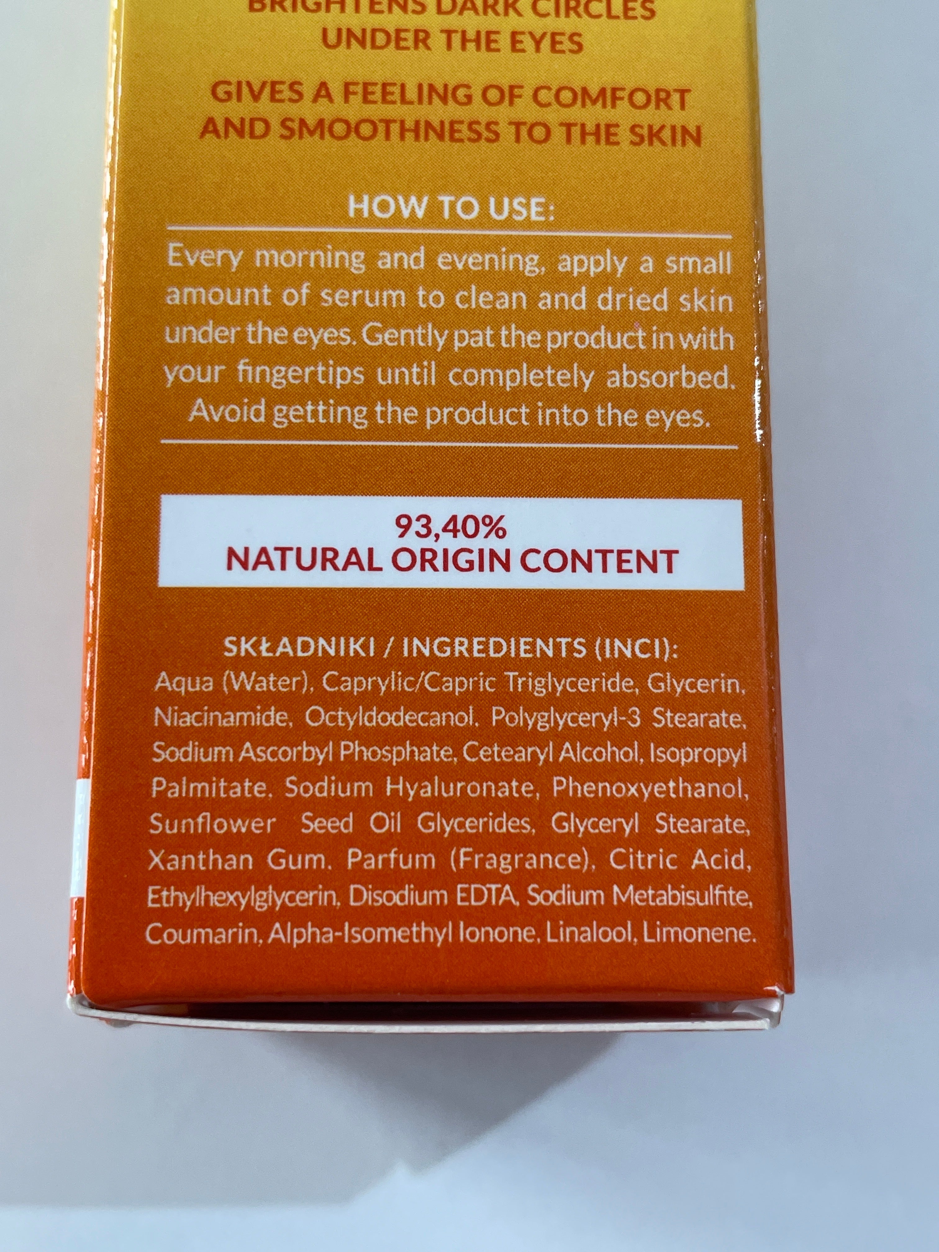 Ser zona ochilor Vitamina C - REVERS