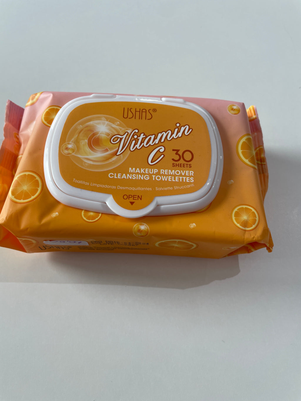 Servetele demachiante Vitamina C  - USHAS