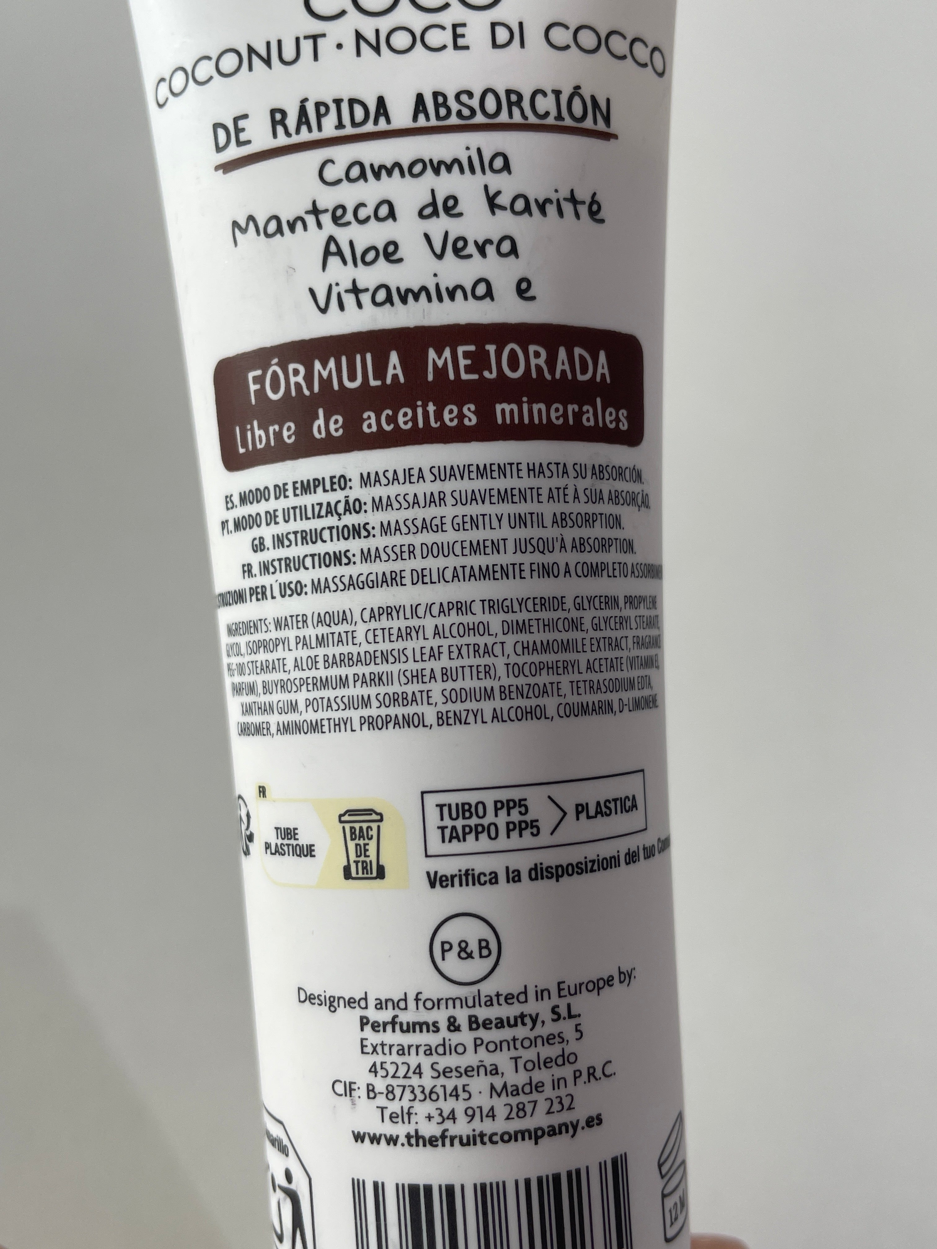 Crema maini Coco - THE FRUIT COMPANY