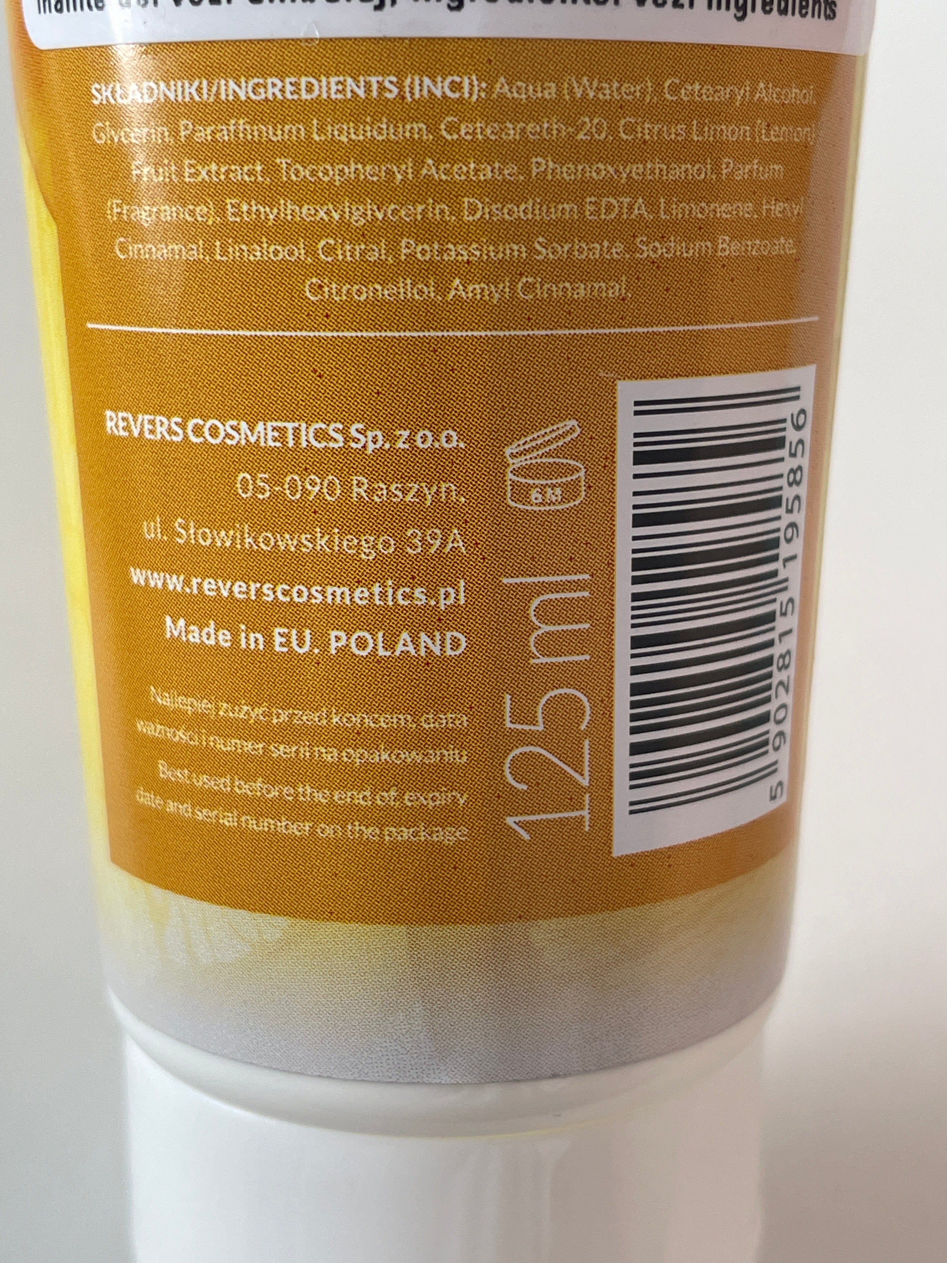 Crema maini Lemon - REVERS