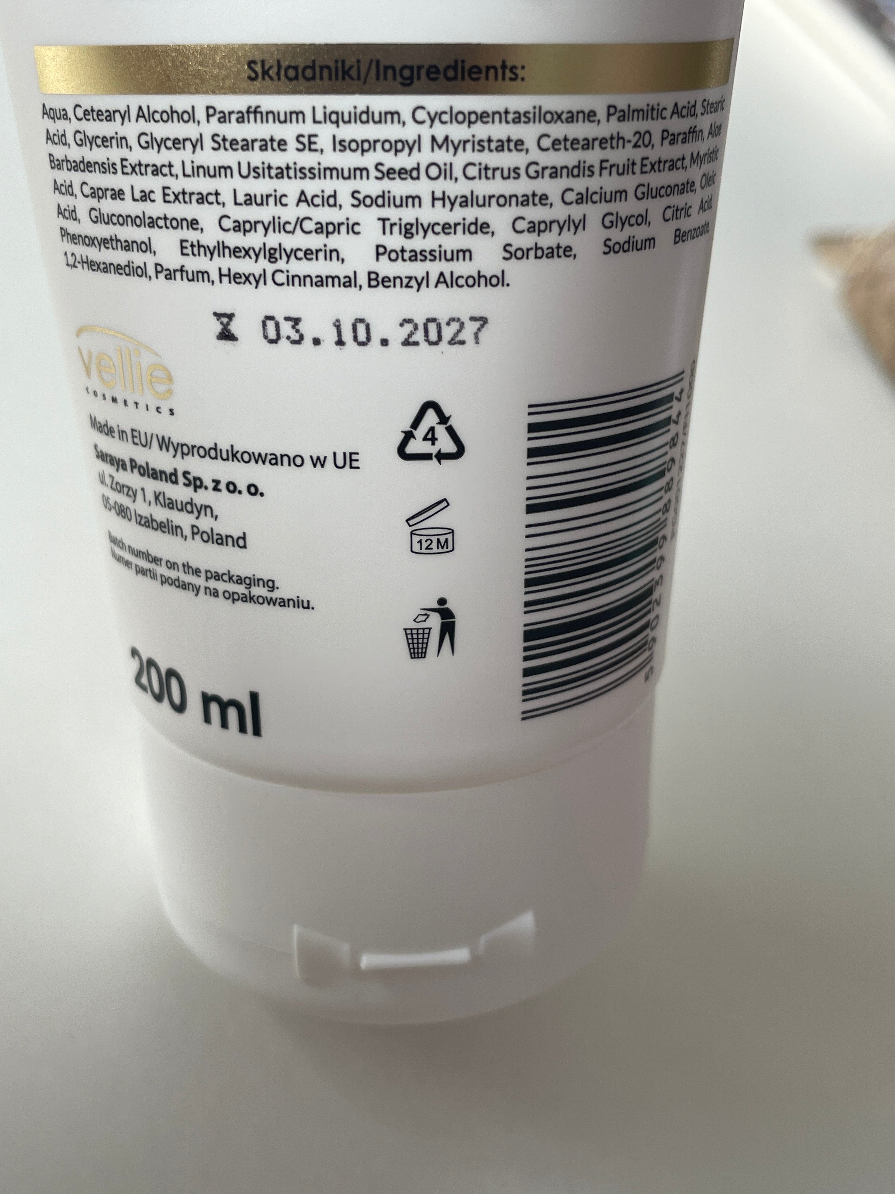 Crema corp Goat Milk - VELLIE