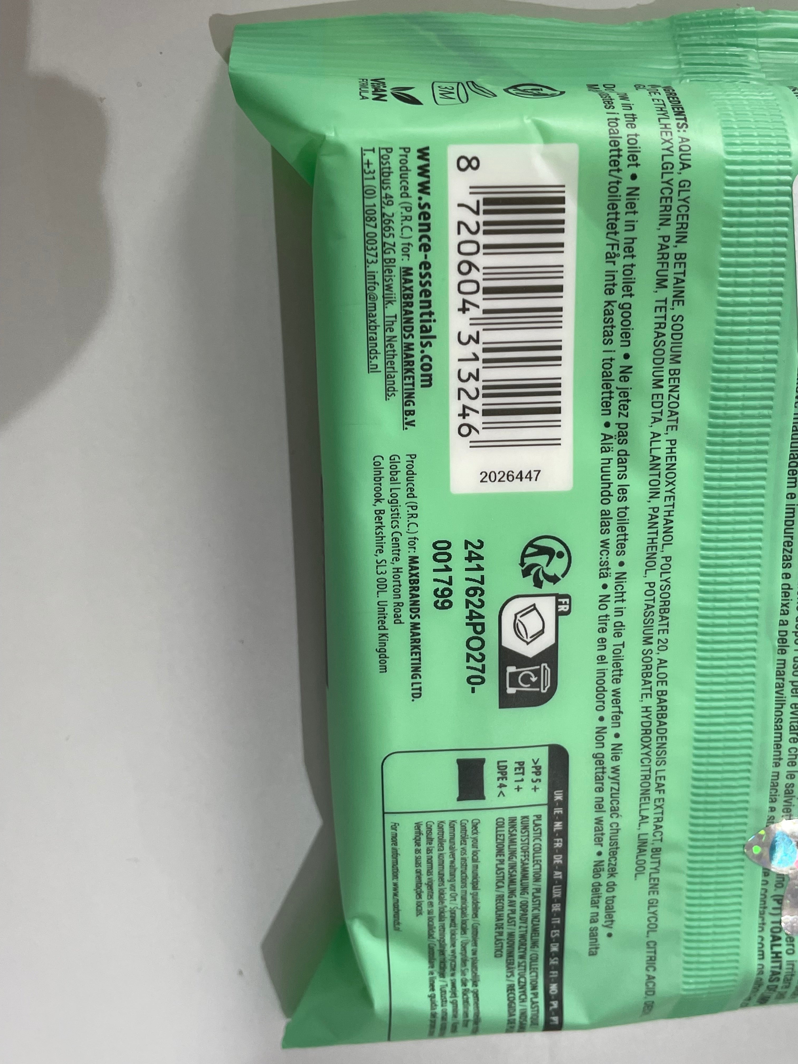 Servete Aloe Vera - Sence