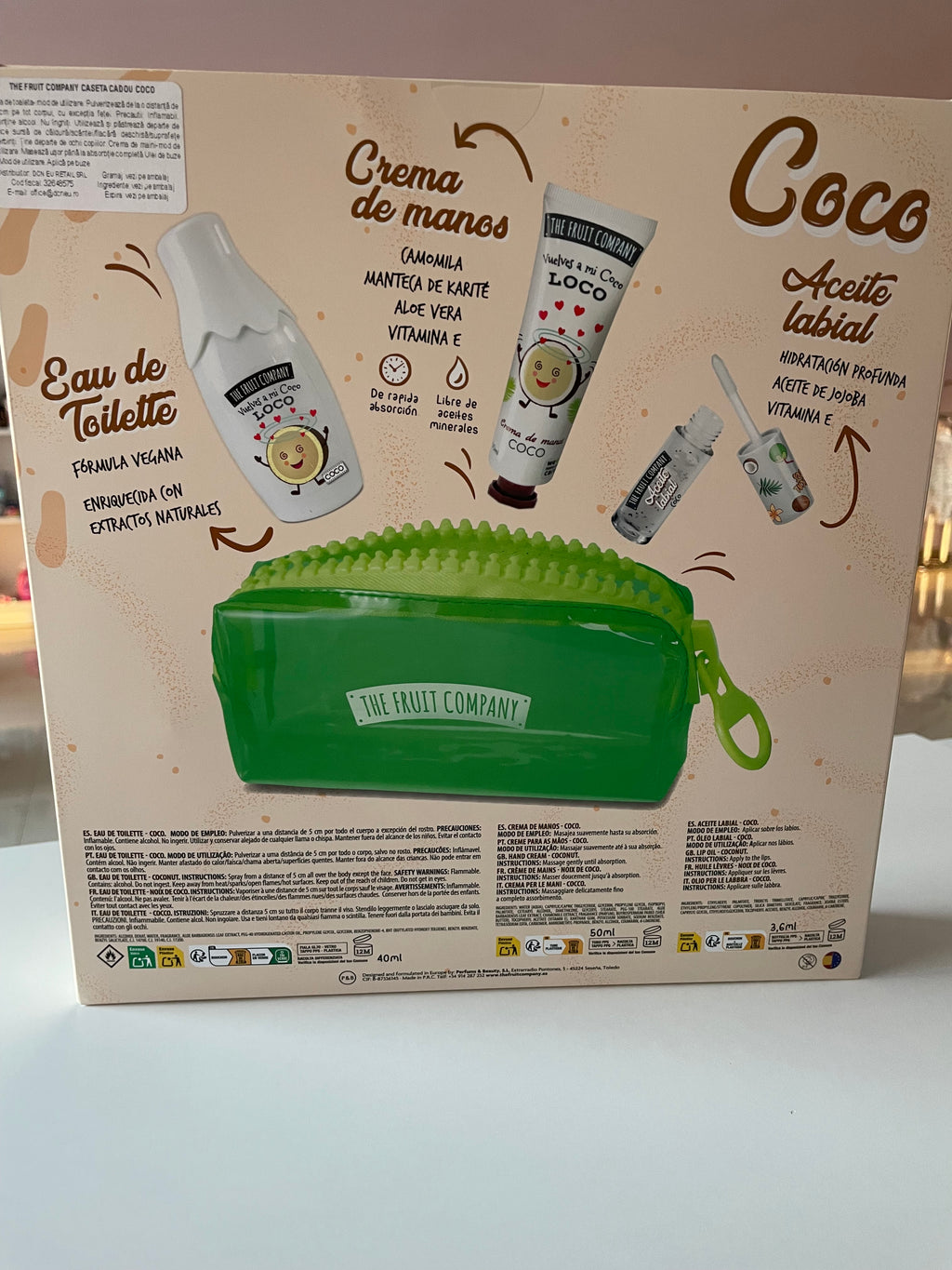 Set Tropical Vibes Coco - THE FRUIT COMPANY