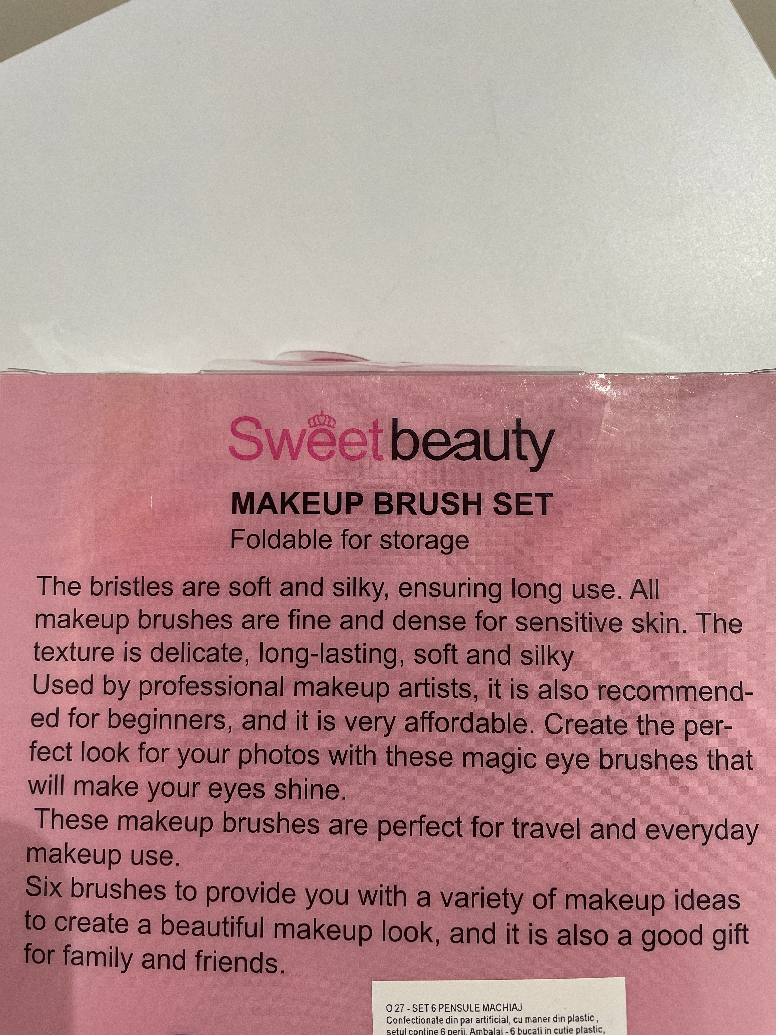 Set pensule machiaj - Sweet Beauty