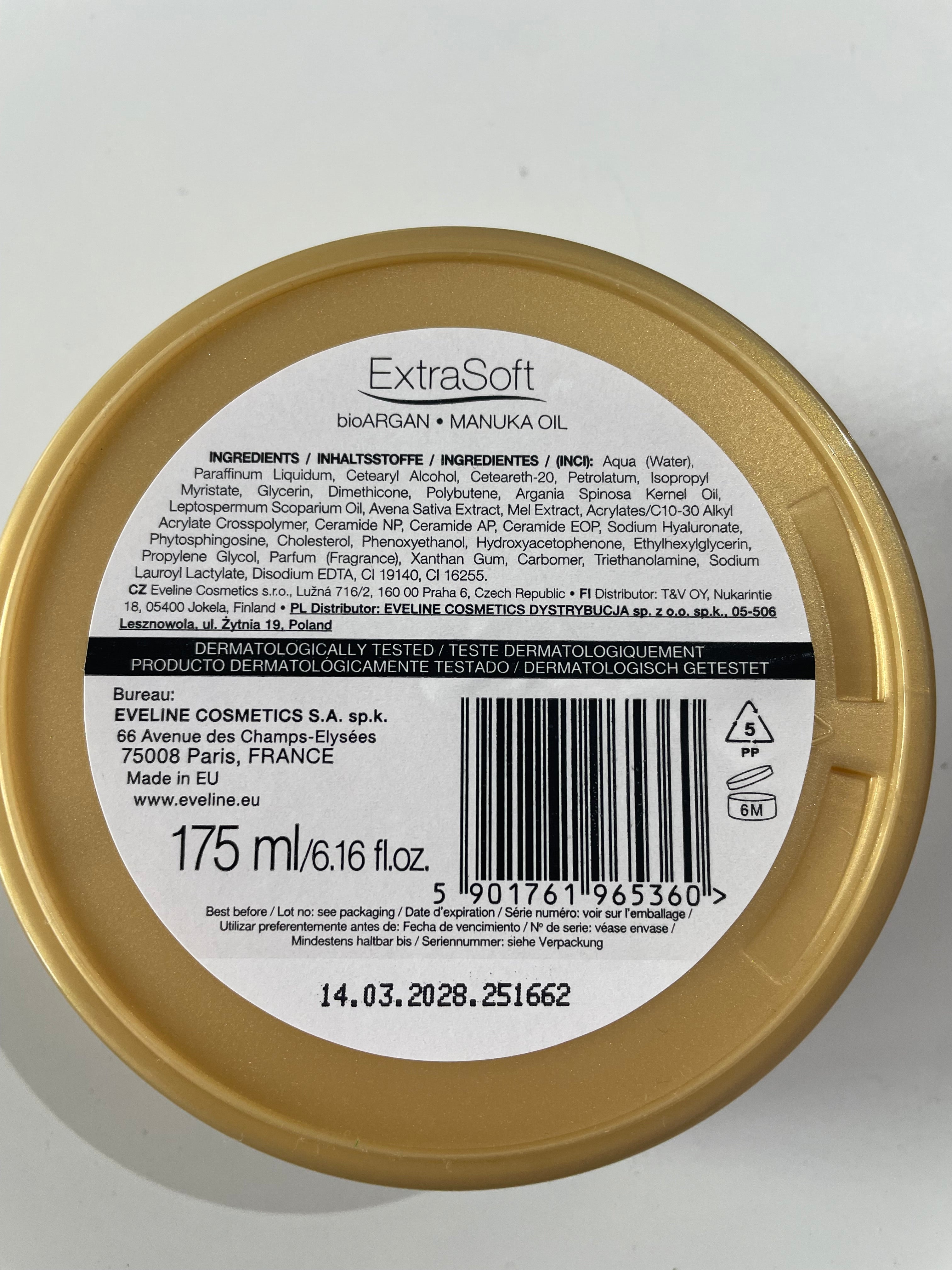 Crema corp cu Argan si Manuka - Eveline