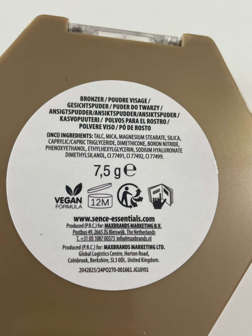 Bronzer medium brown - Sence