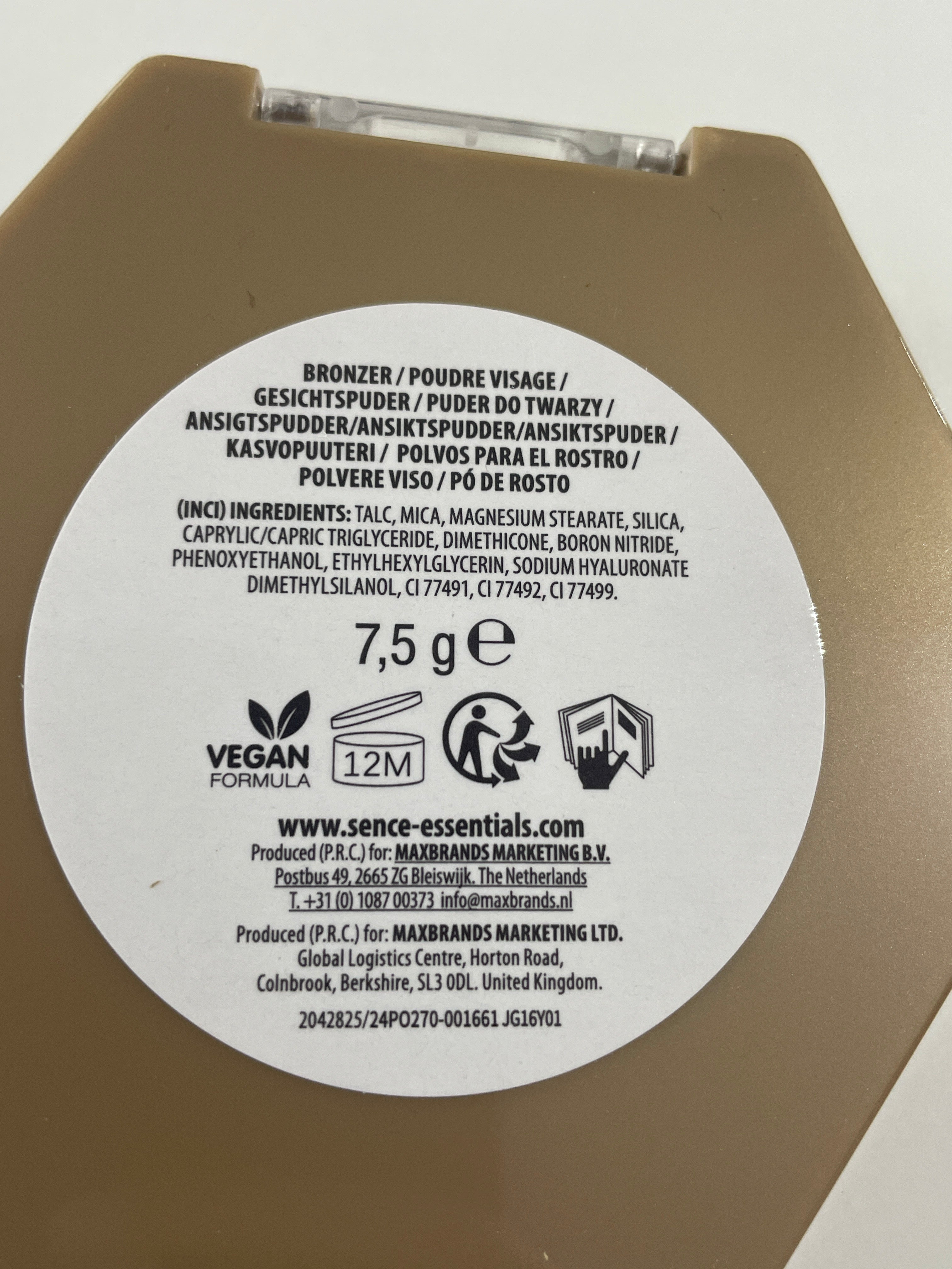 Bronzer medium brown - Sence