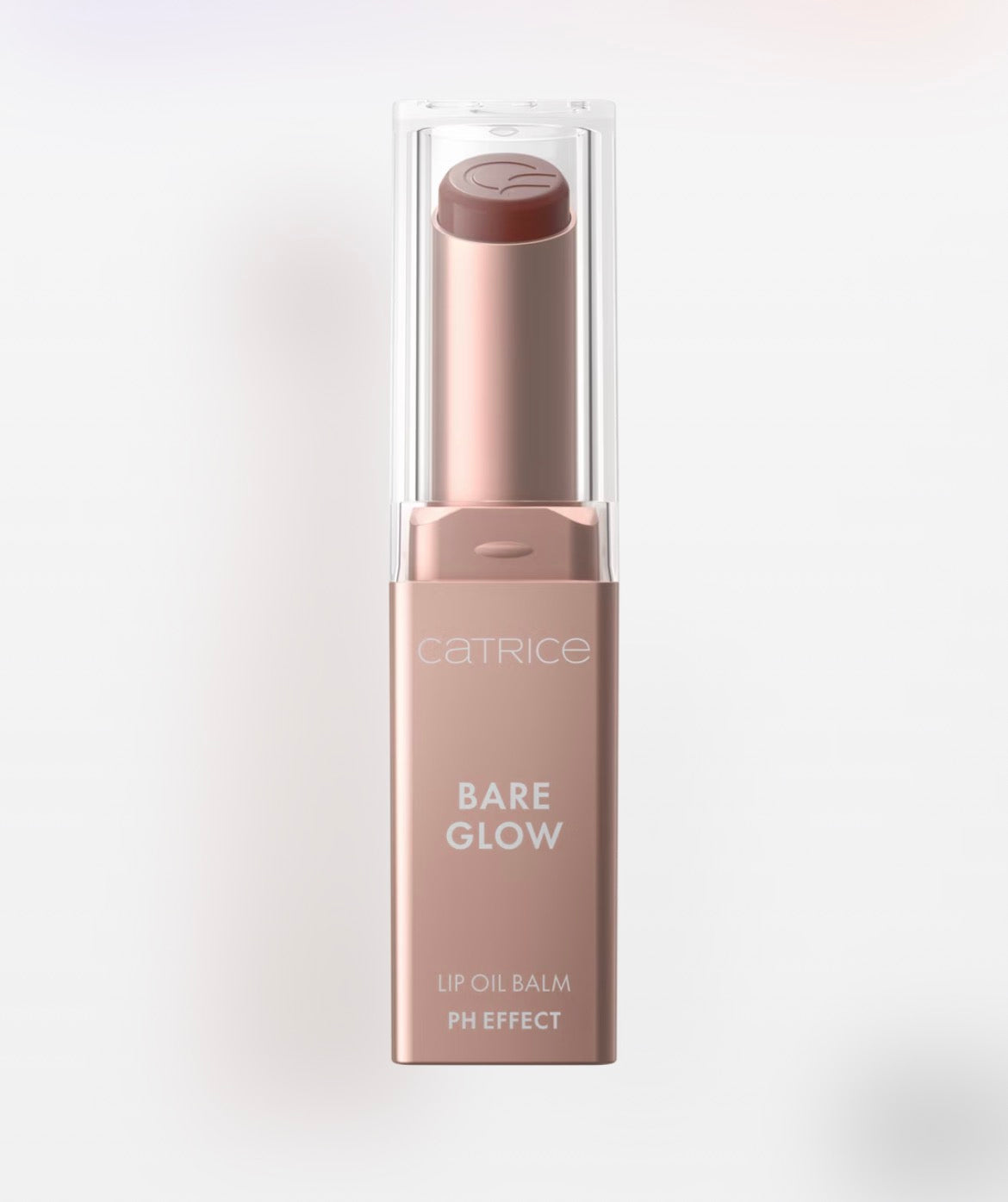 Ulei de buze tip balsam Bare Glow 020 Warm Mahogany - CATRICE