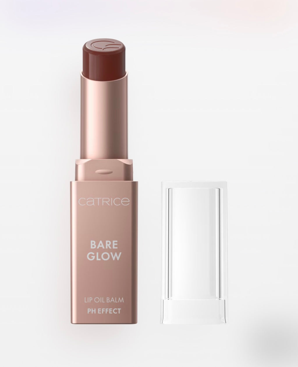 Ulei de buze tip balsam Bare Glow 020 Warm Mahogany - CATRICE