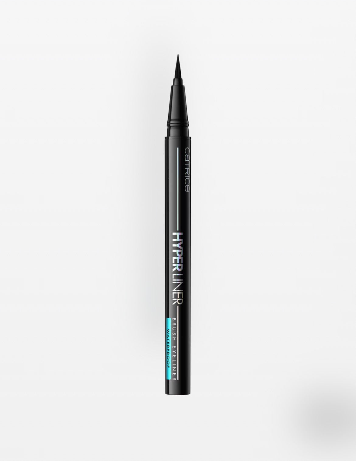 Tuș pentru ochi rezistent la apă Hyper Liner tip pensulă 010 Ever Black - CATRICE