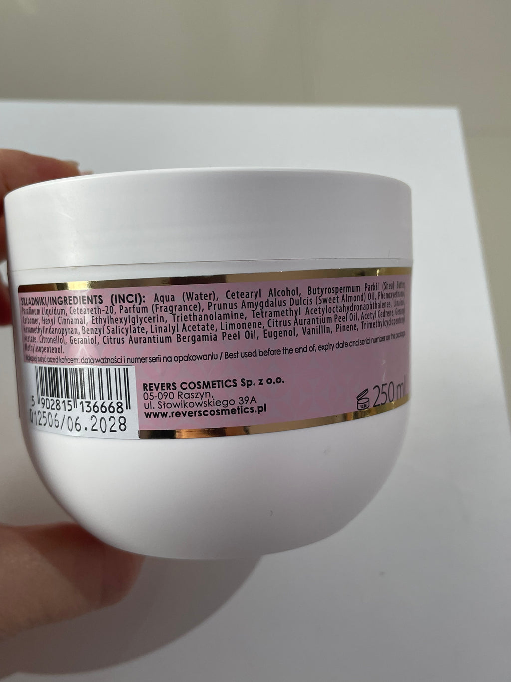 Unt pentru corp Pink for Heaven - Revers