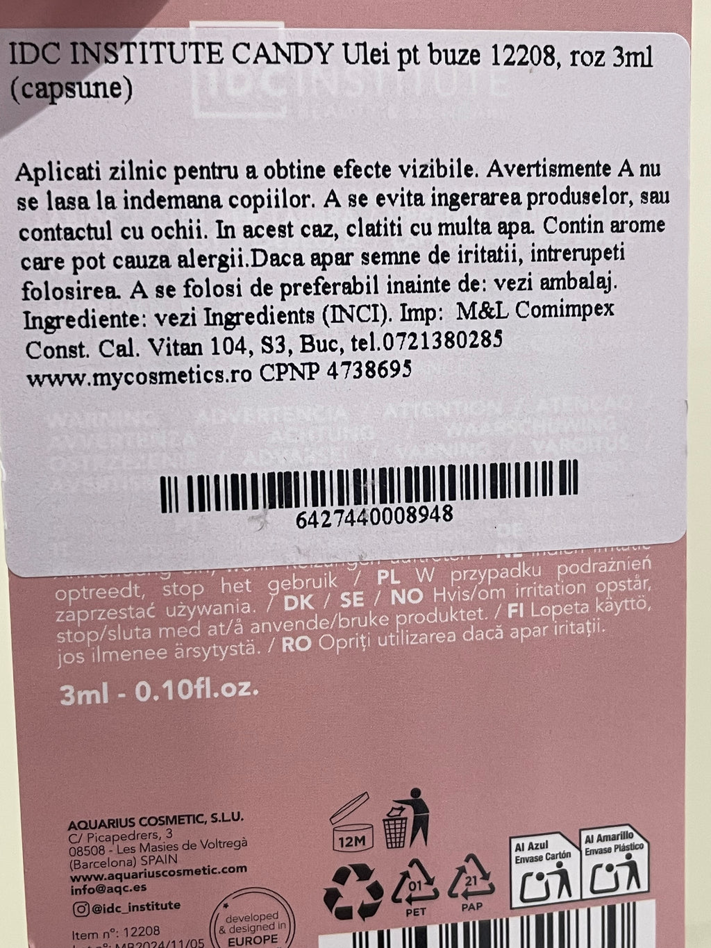 Lip Oil Candy - IDC Institute