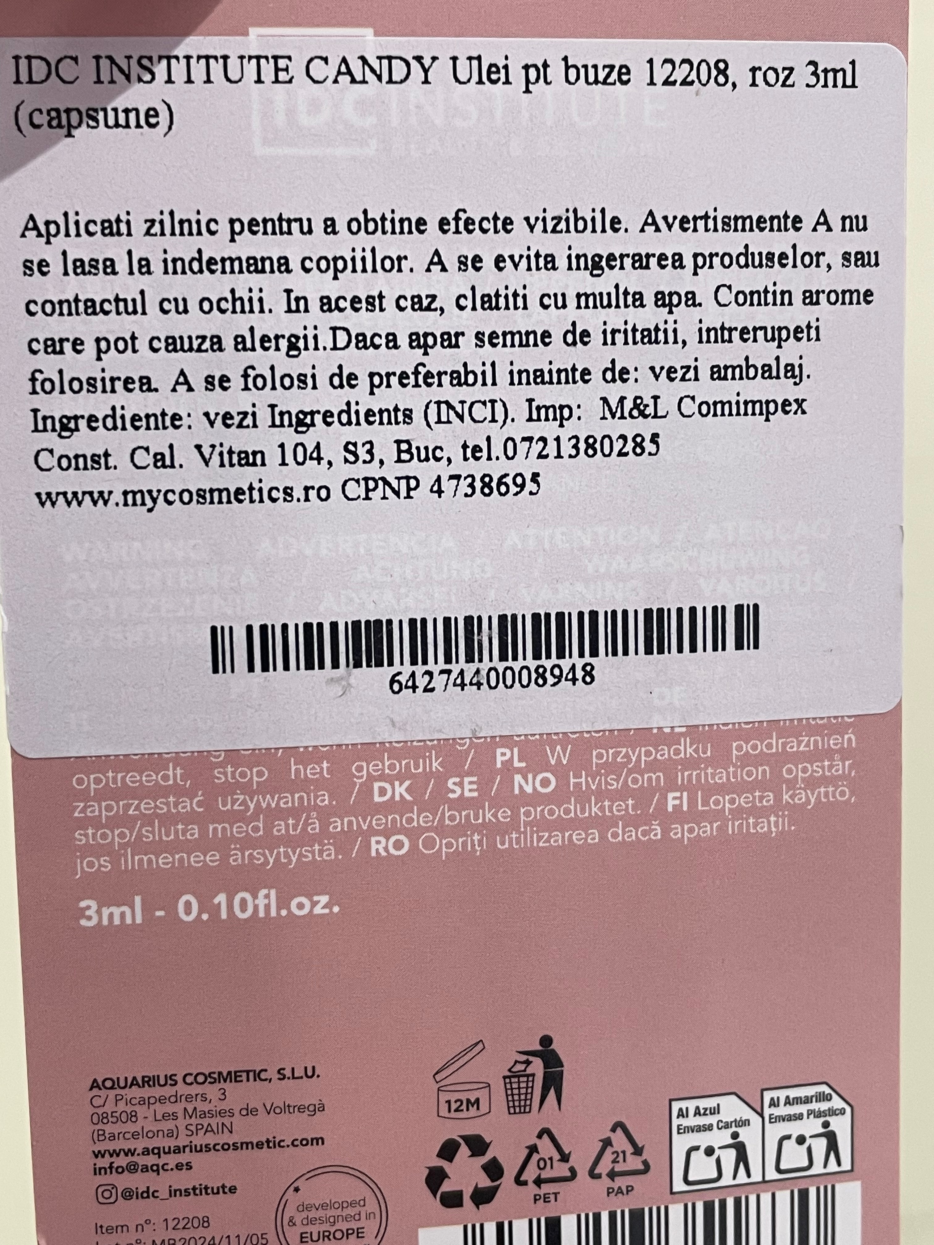 Lip Oil Candy - IDC Institute