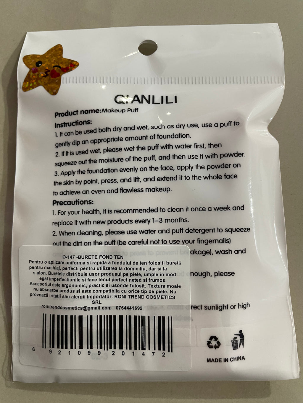 Set accesorii machiaj