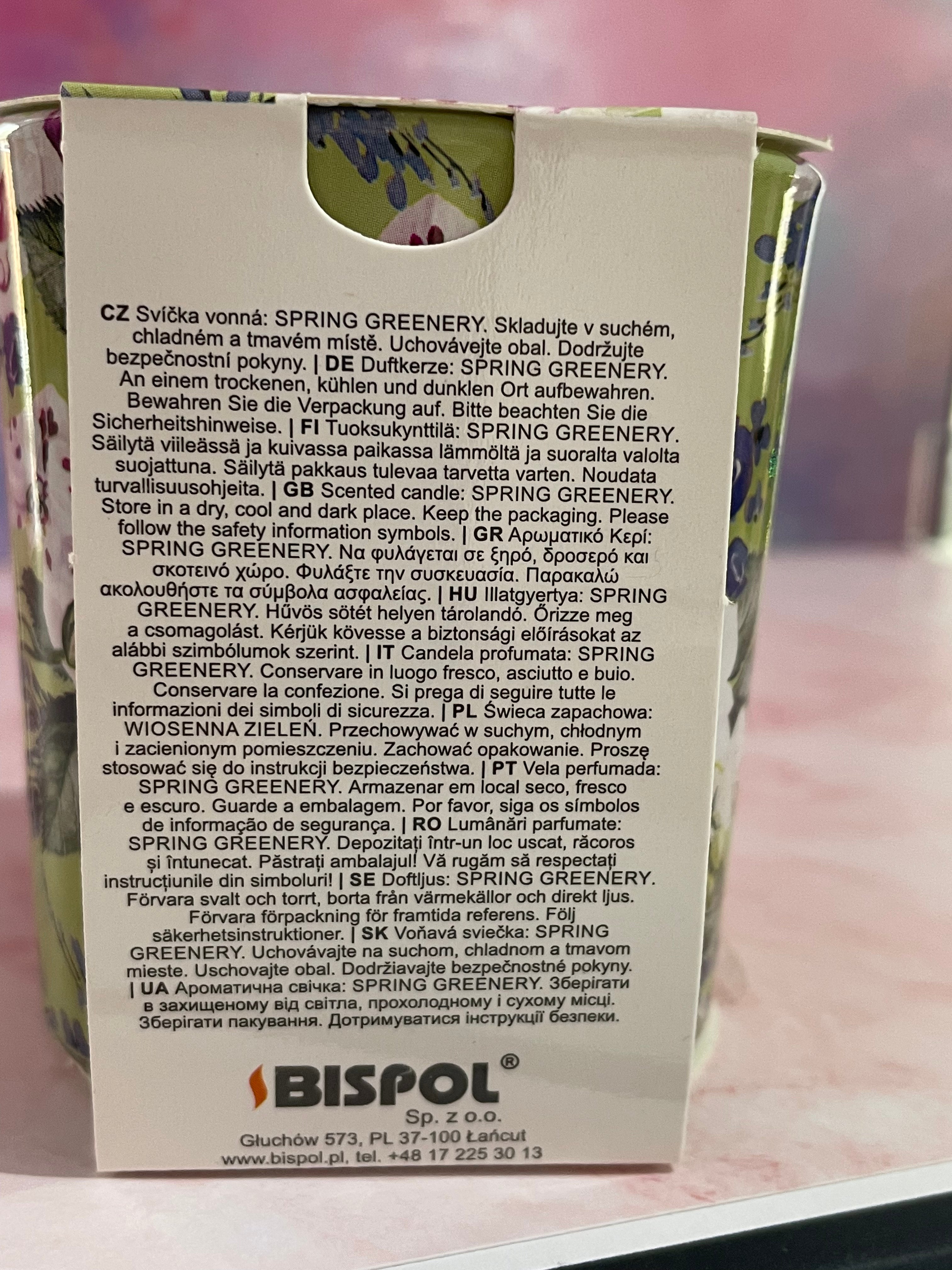 Lumanare parfumata Spring Greenery