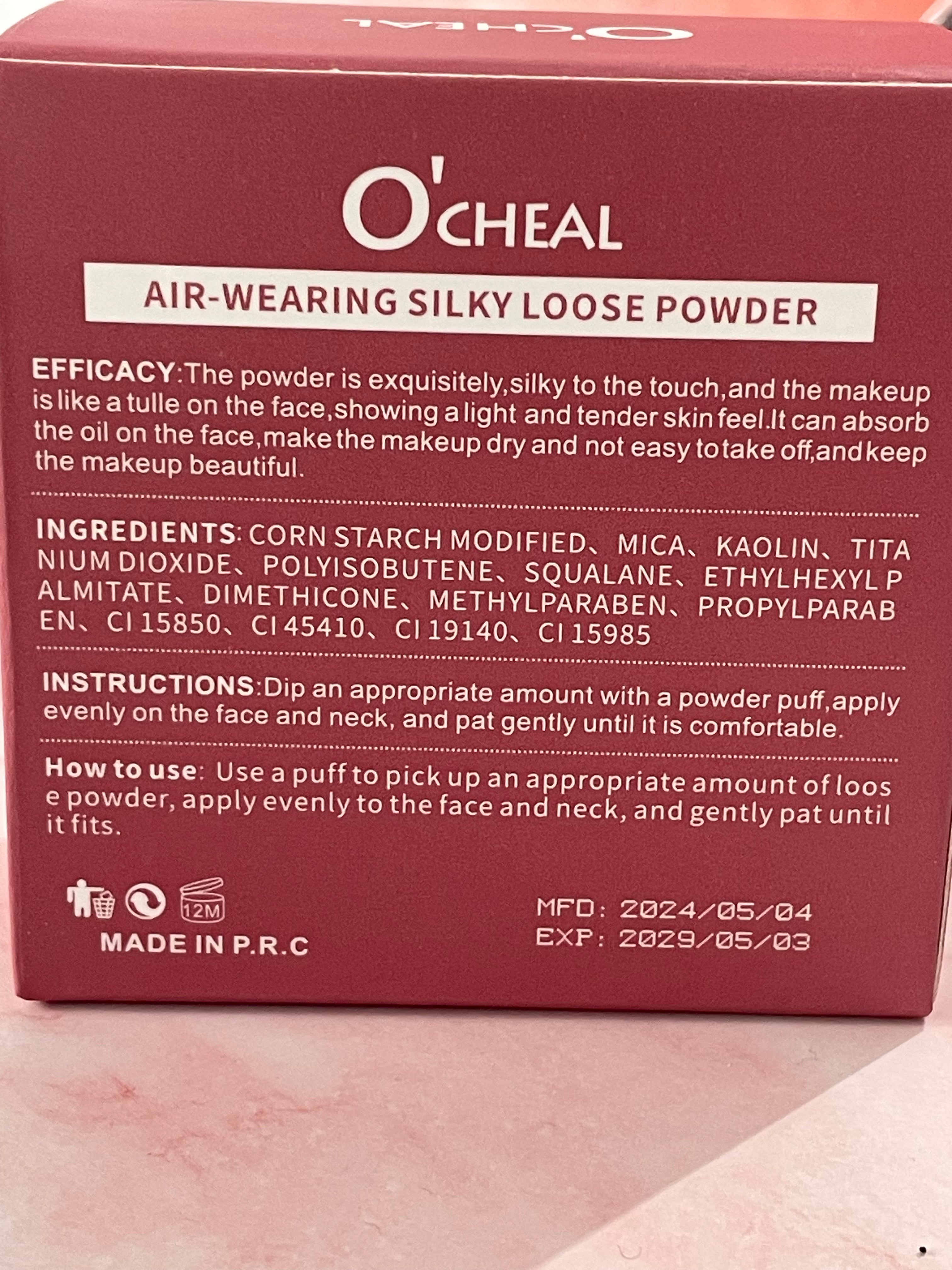 Pudra translucida pulbere - O'cheal