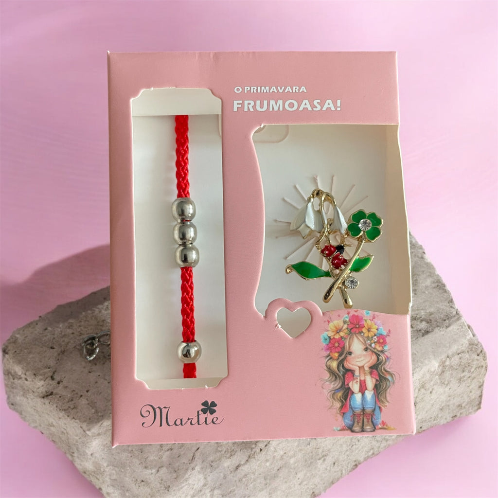 Set Martisor - Brosa + bratara