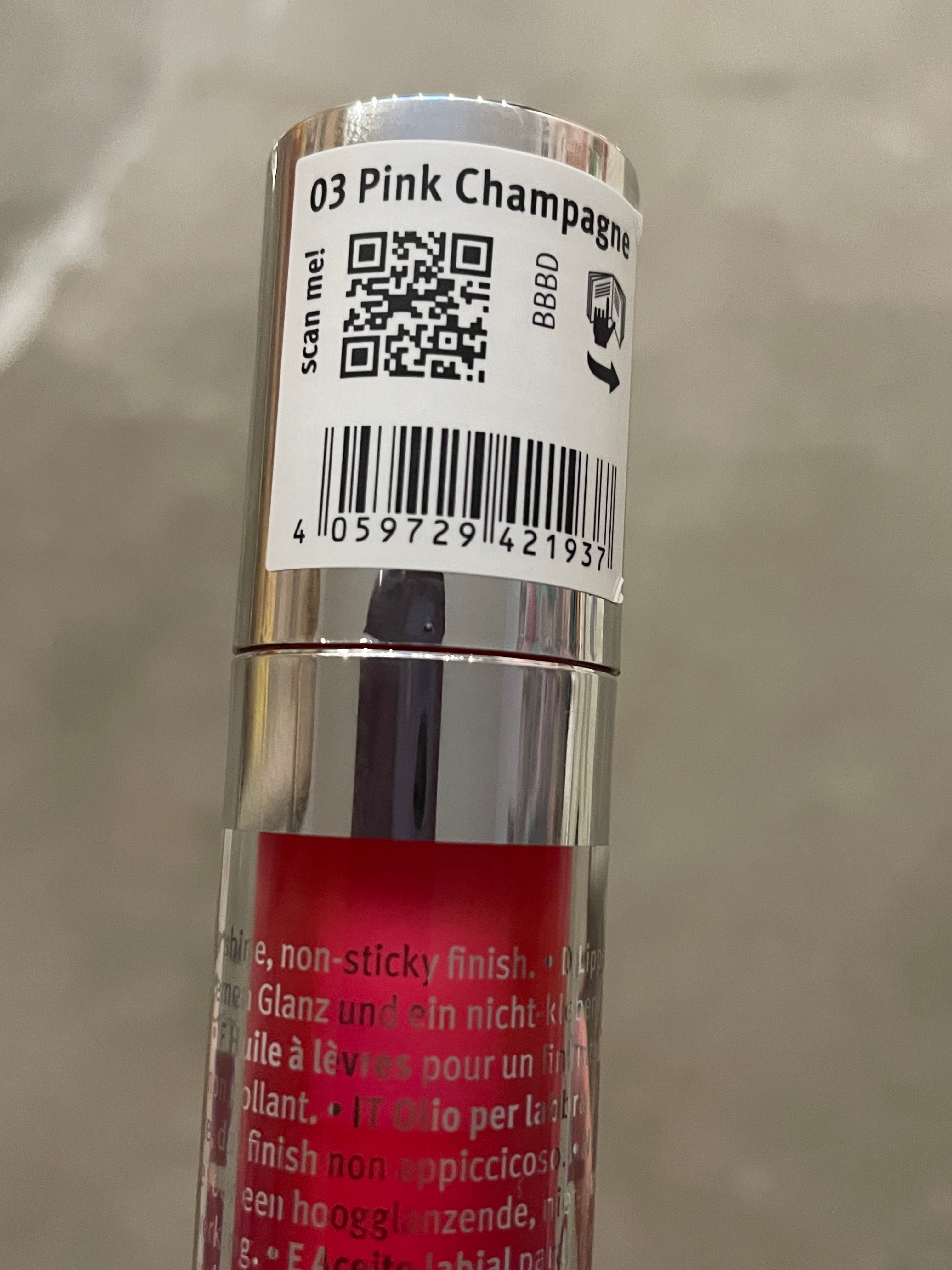 Lip oil 03 Pink Champagne - Essence