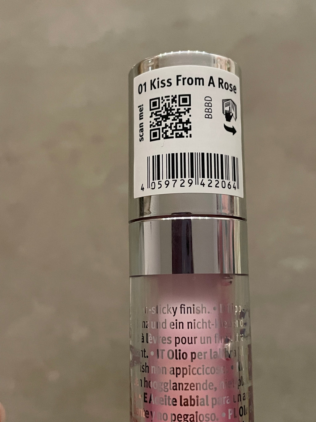 Lip Oil 01 Kiss from a Rose - Essence