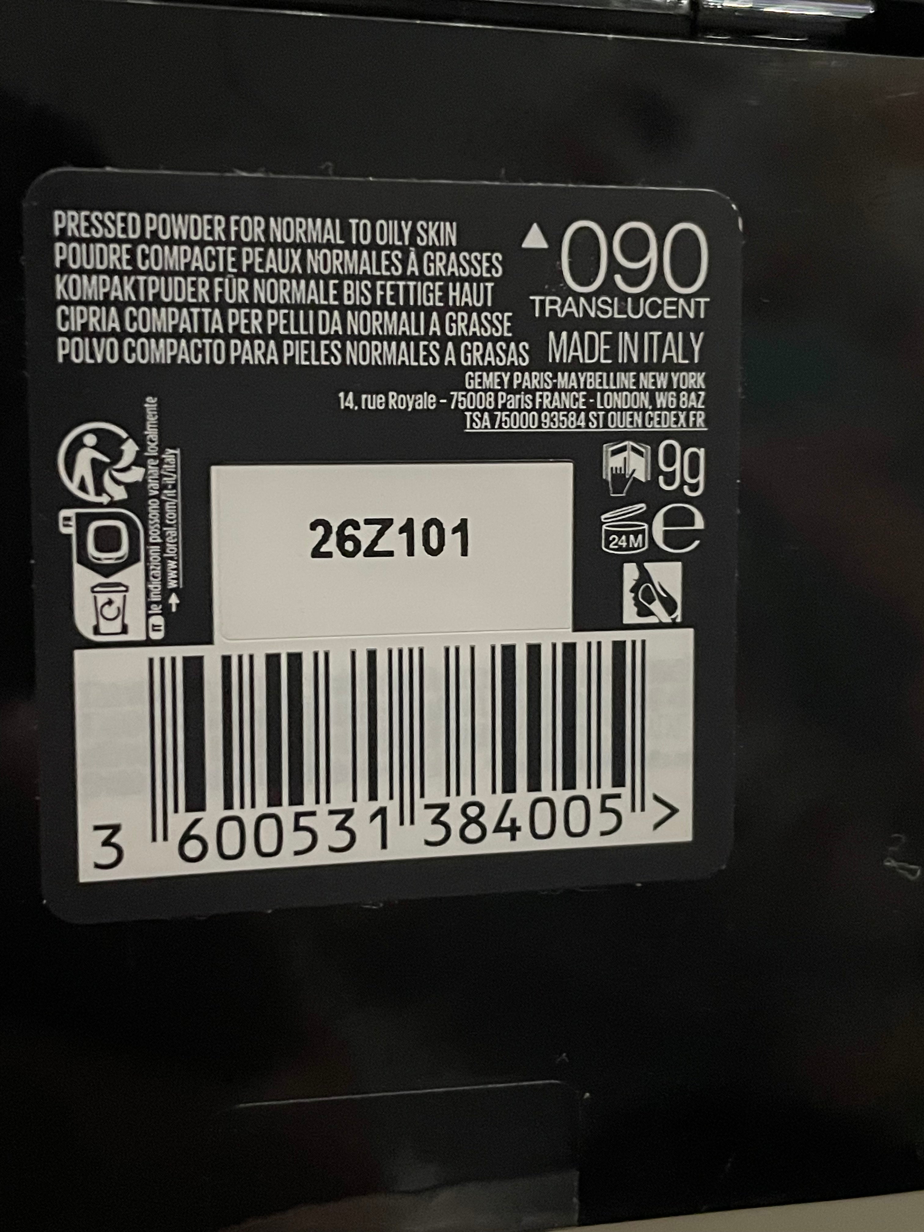 Pudra Fit me 090 - Maybelline