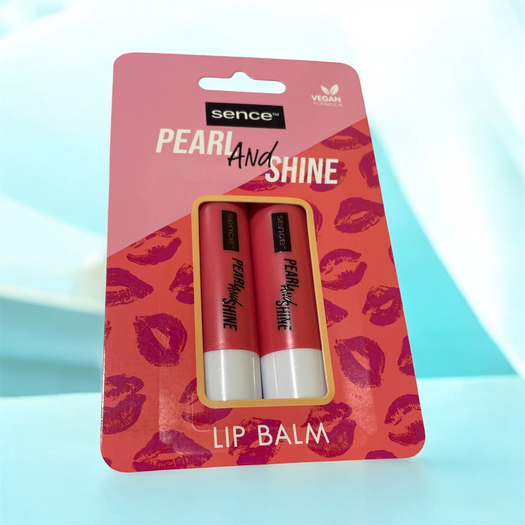 Balsam de buze Sence Pearl and Shine - set de 2 bucati