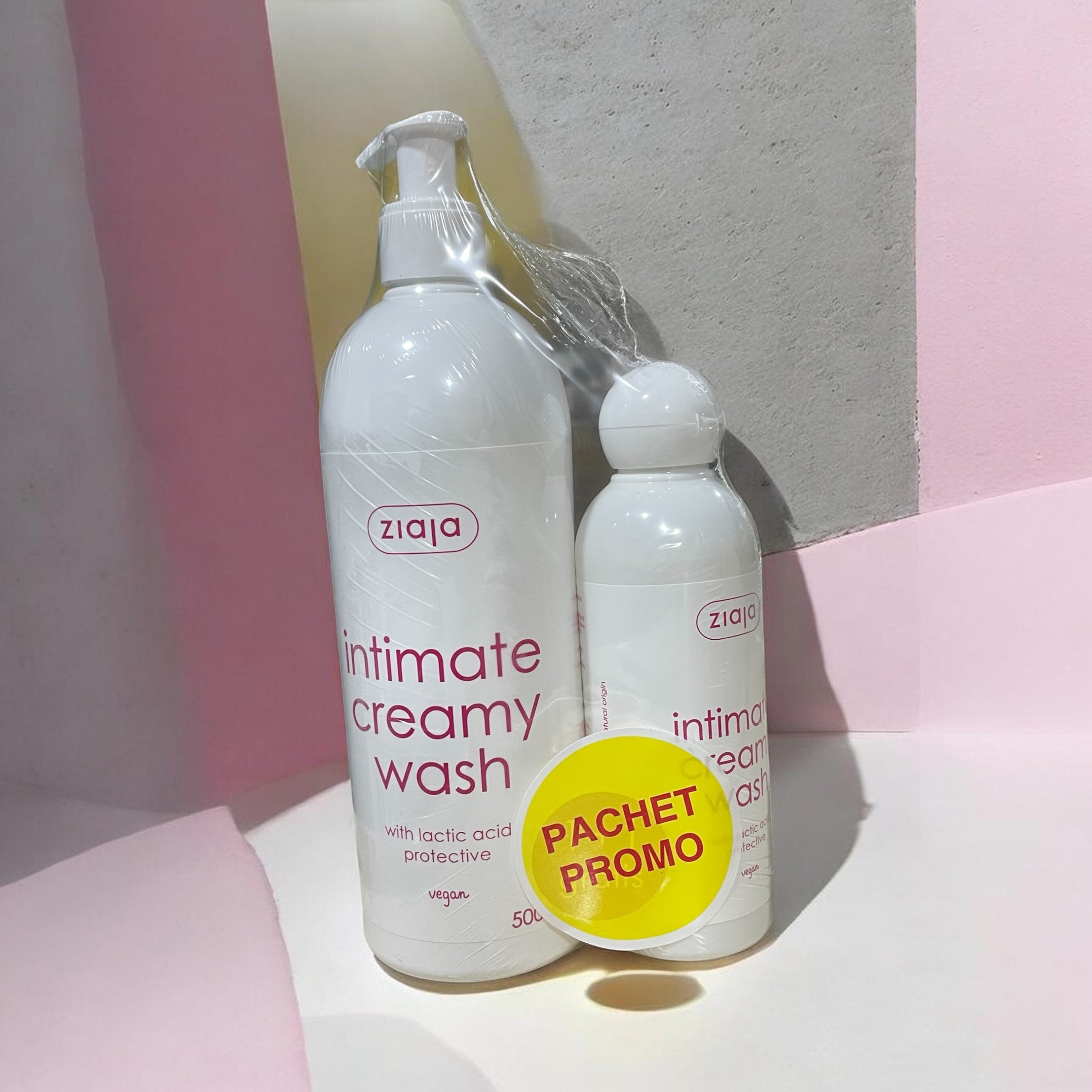 Pachet PROMO ZIAJA - gel igiena intima 500 ml + 200 ml