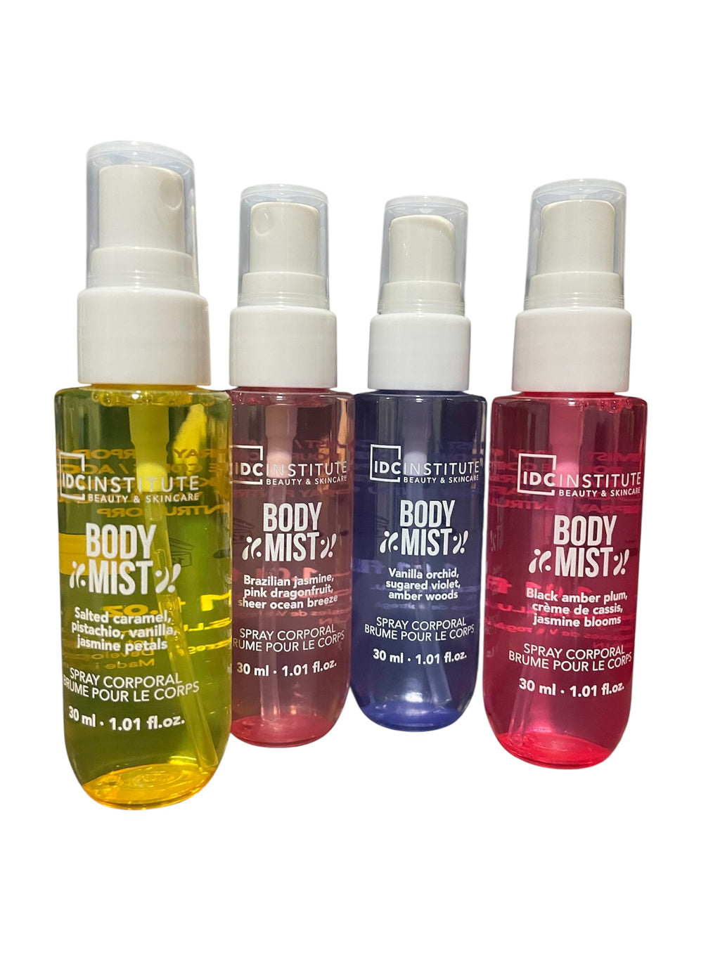 IDC RADIANT SKIN - SET MIT 4 KÖRPERSPRÖHS
