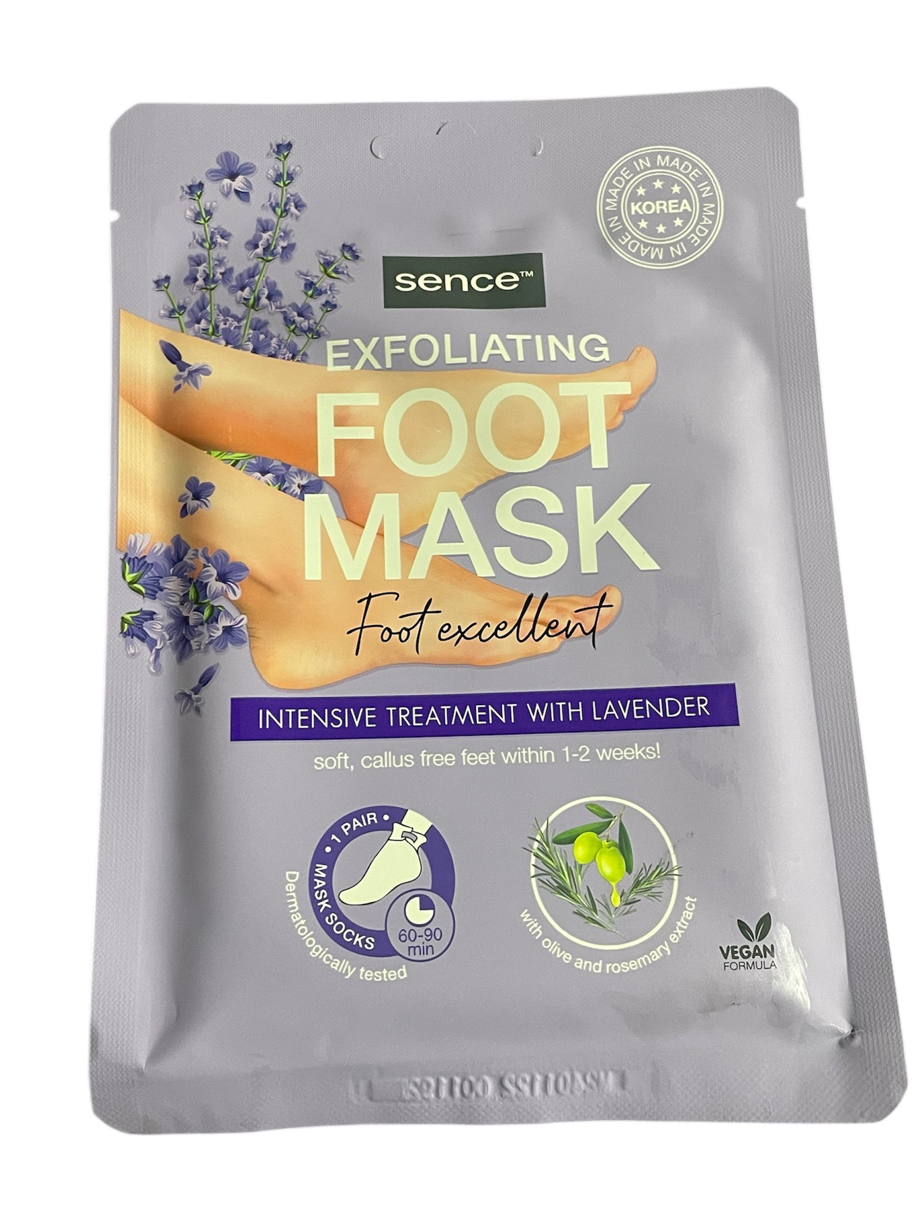 Sosete tratament exfoliant pentru picioare - SENCE