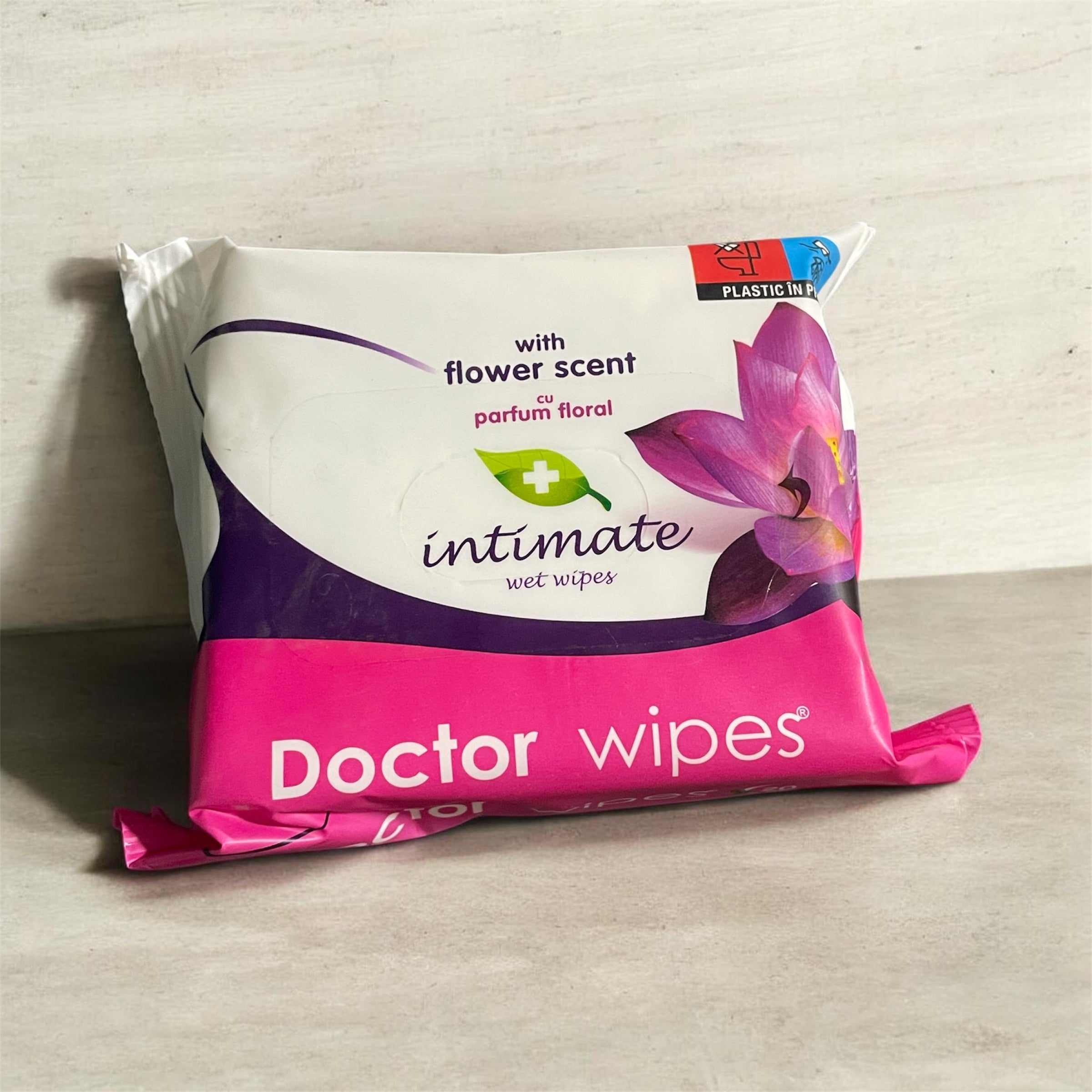 Servetele intime floral - DOCTOR WIPES