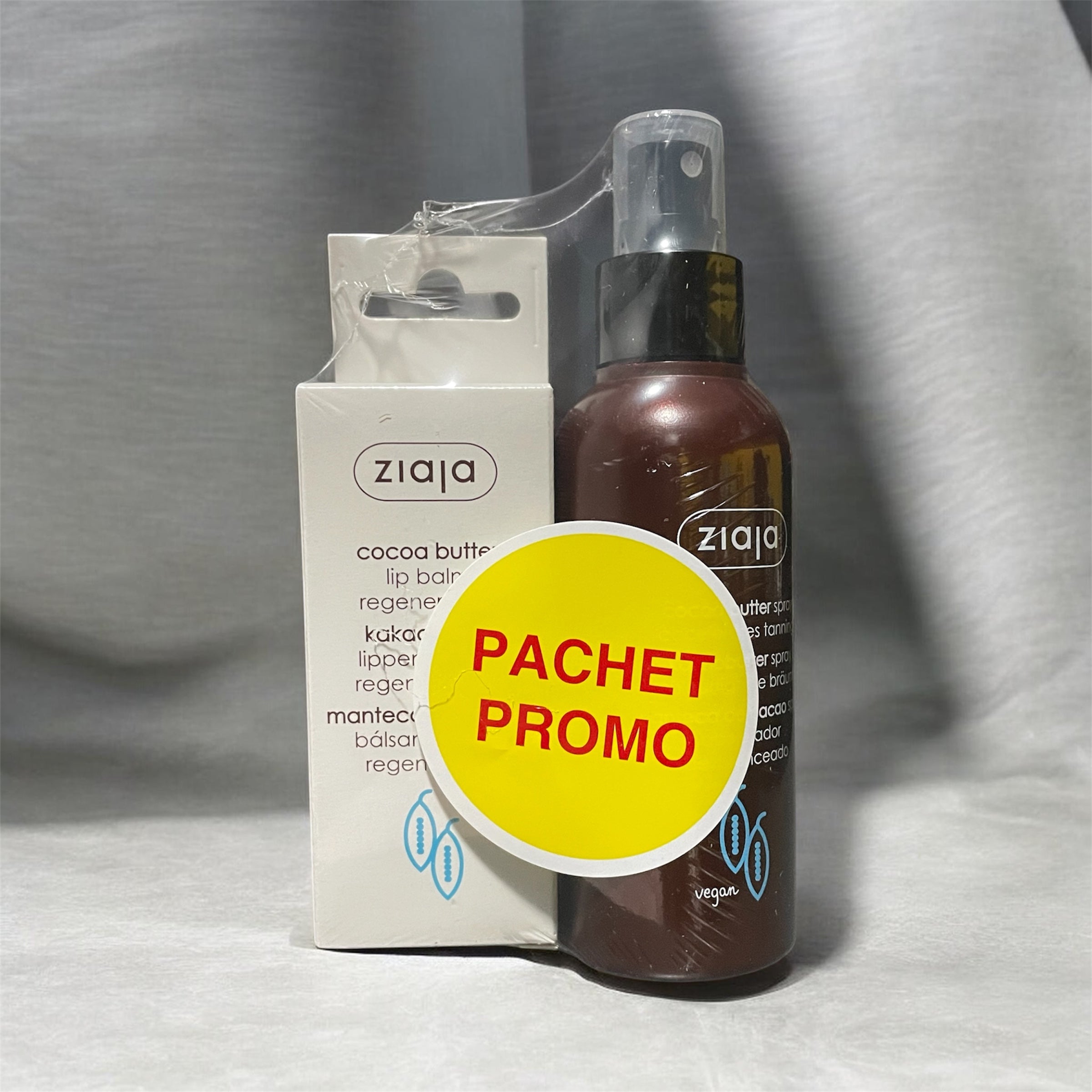Pachet Promo ZIAJA - balsam buze + spray accelerare bronz
