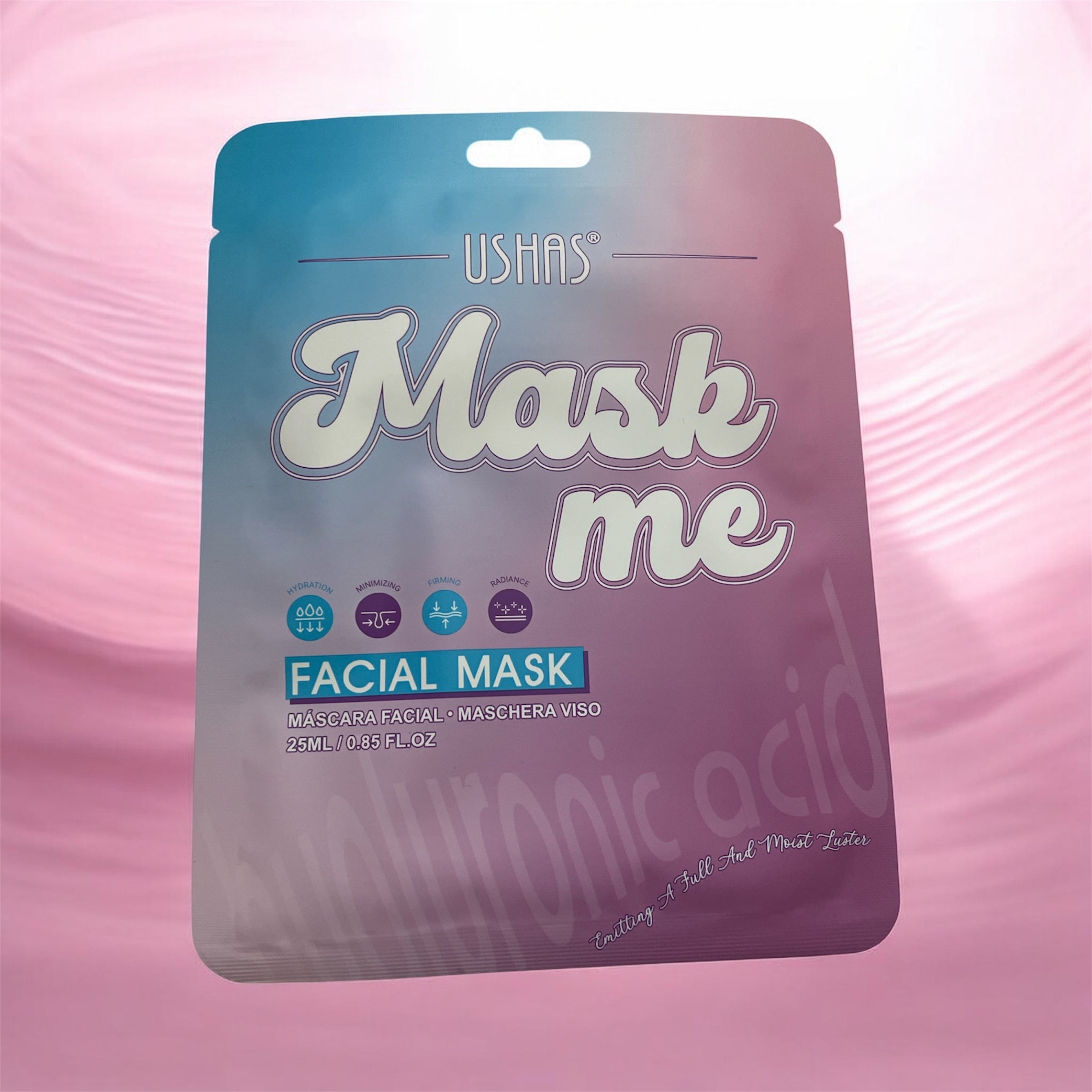 Masca servetel cu acid hialuronic - USHAS