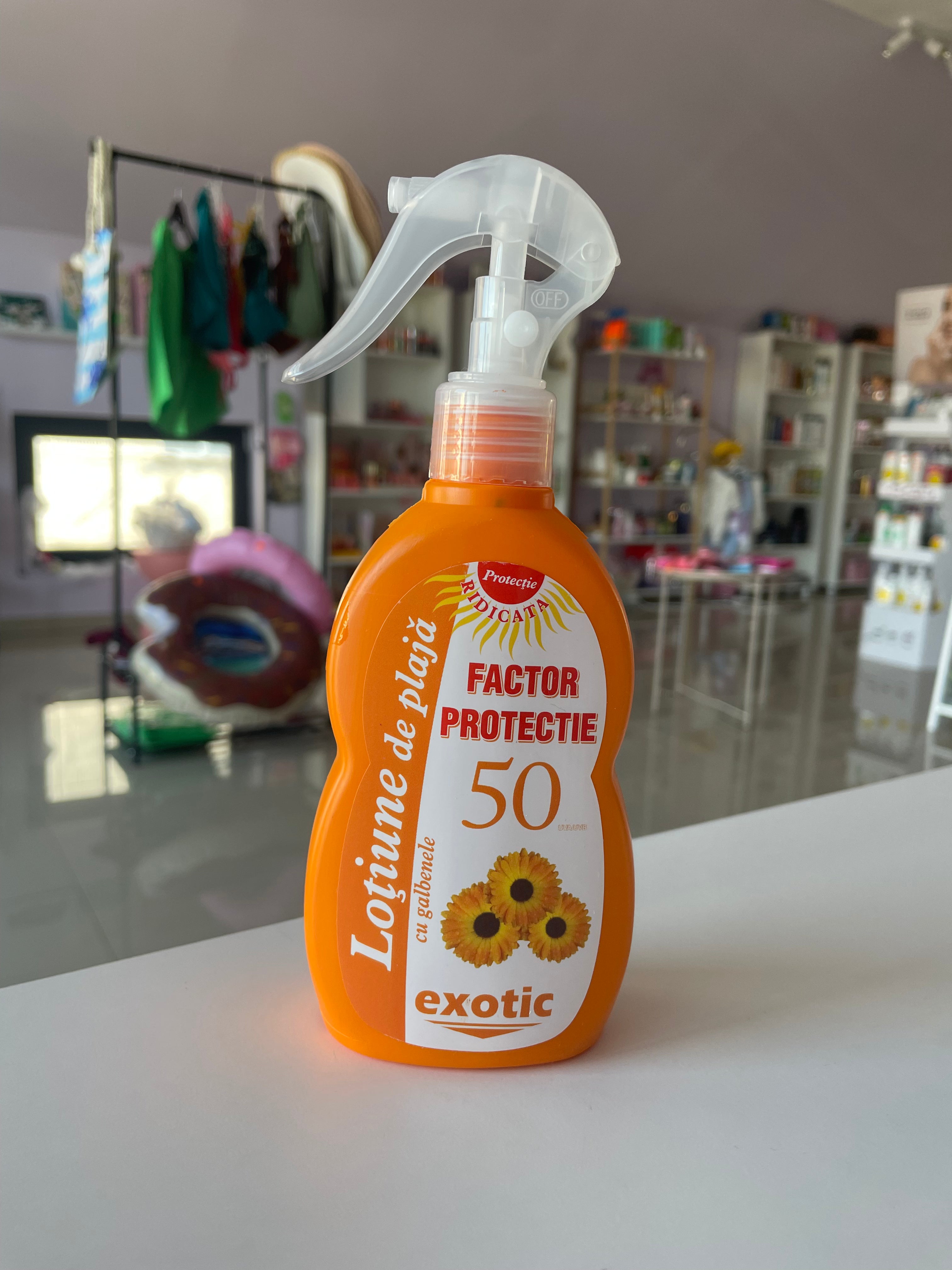 Lotiune plaja SPF50 - EXOTIC