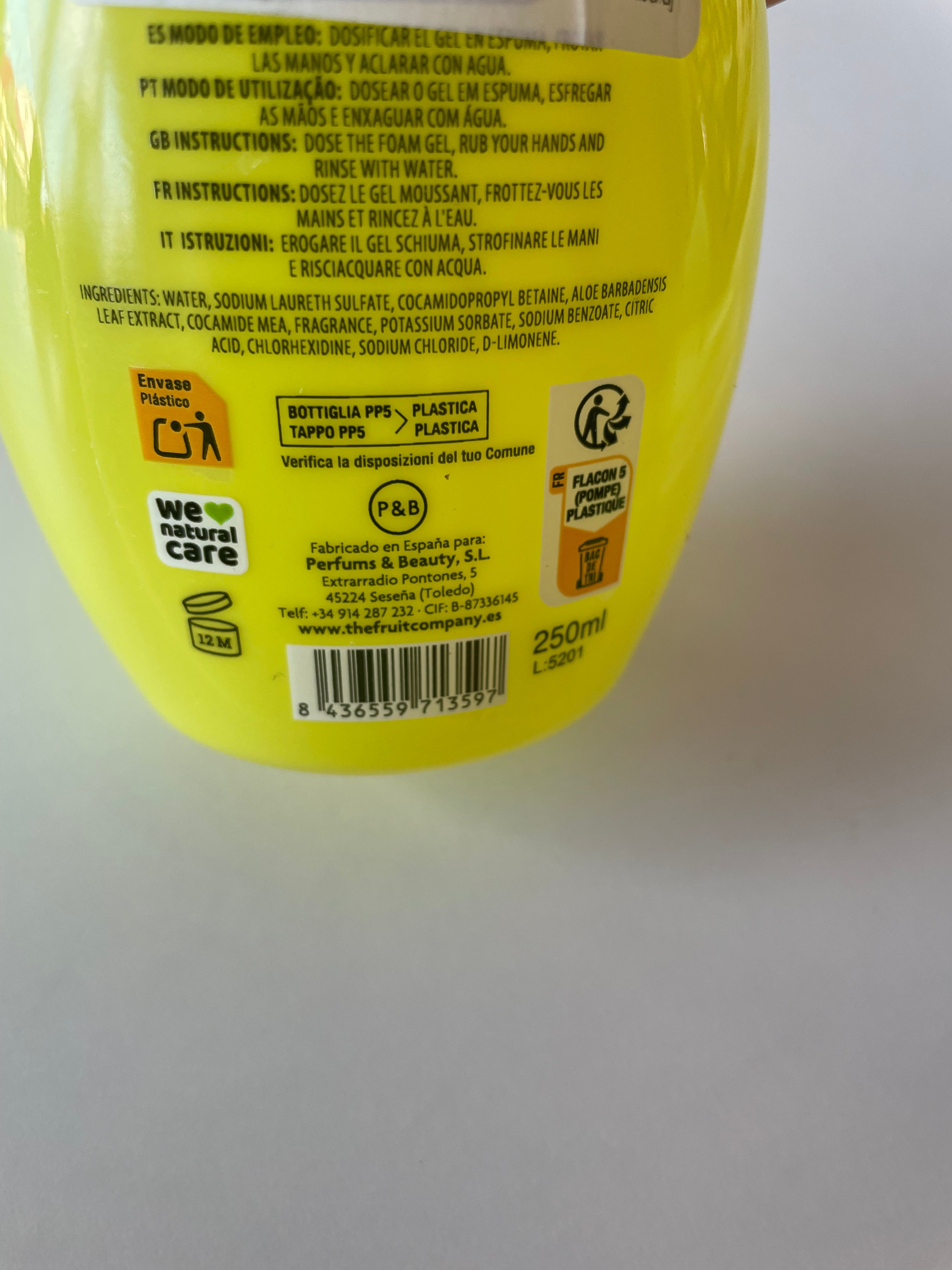Sapun mouse pentru maini Melon - THE FRUIT COMPANY
