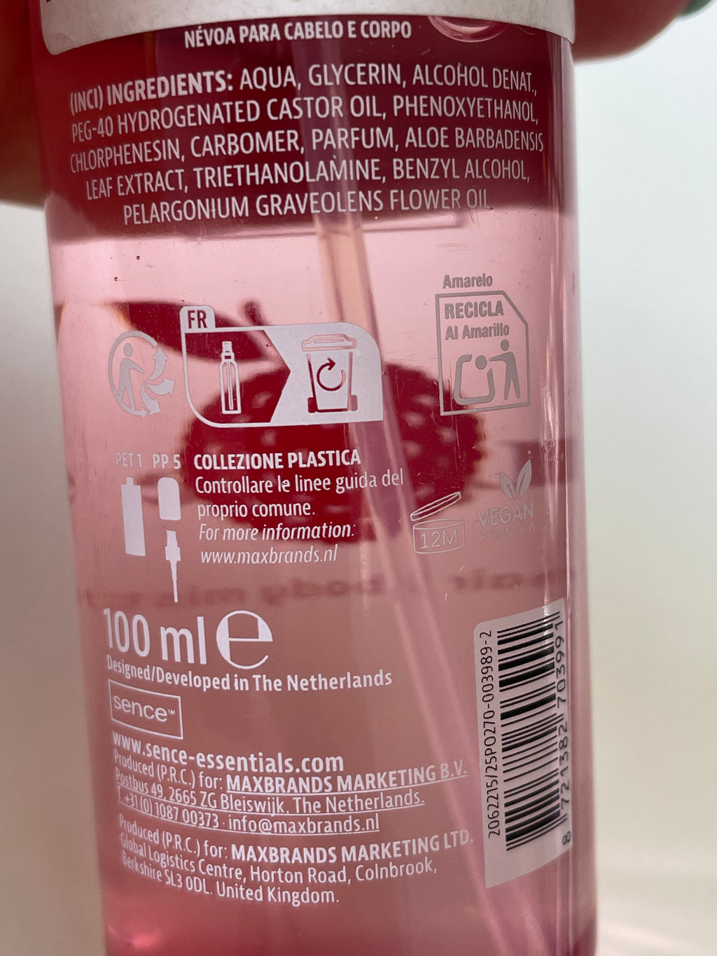 Hair & Body Mist Lychee - SENCE