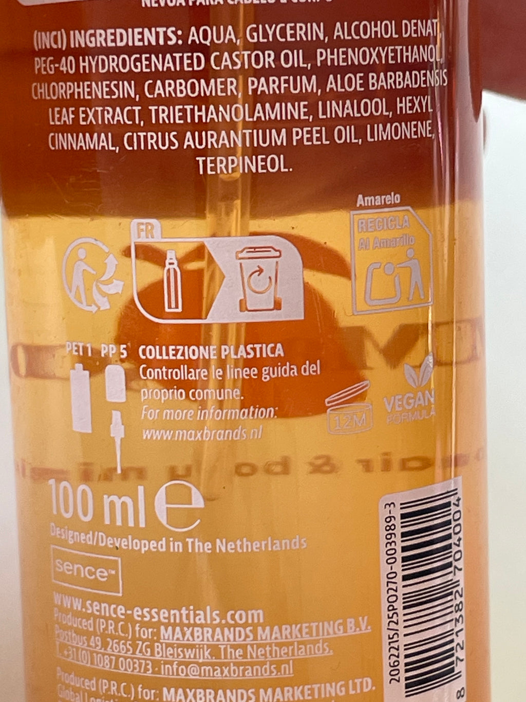 Hair & Body Mist Mango - SENCE