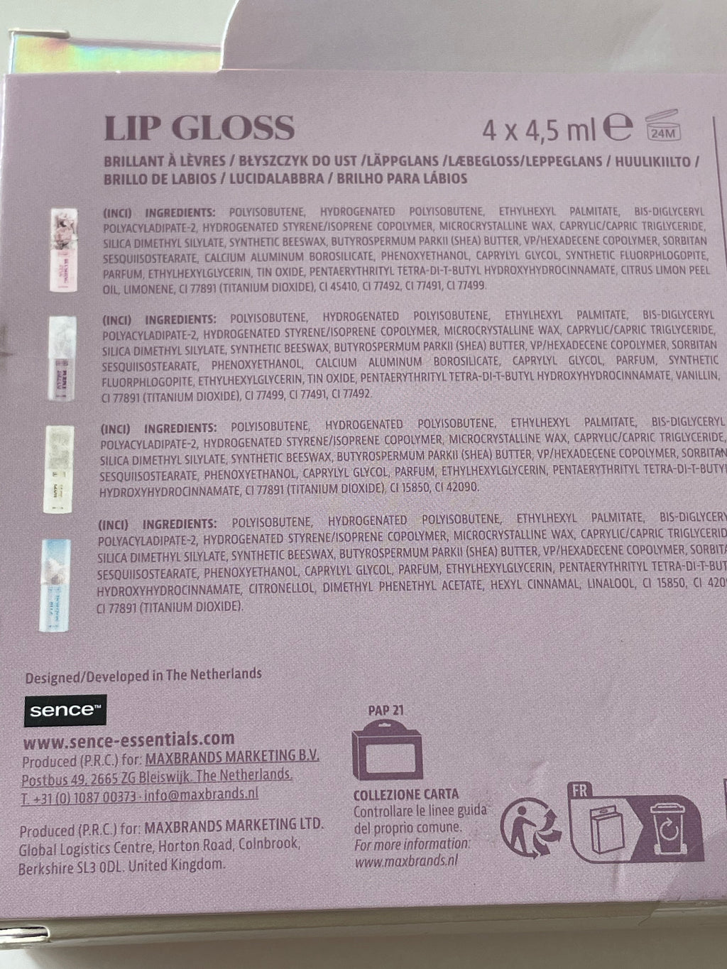 Lip Gloss Set - SENCE