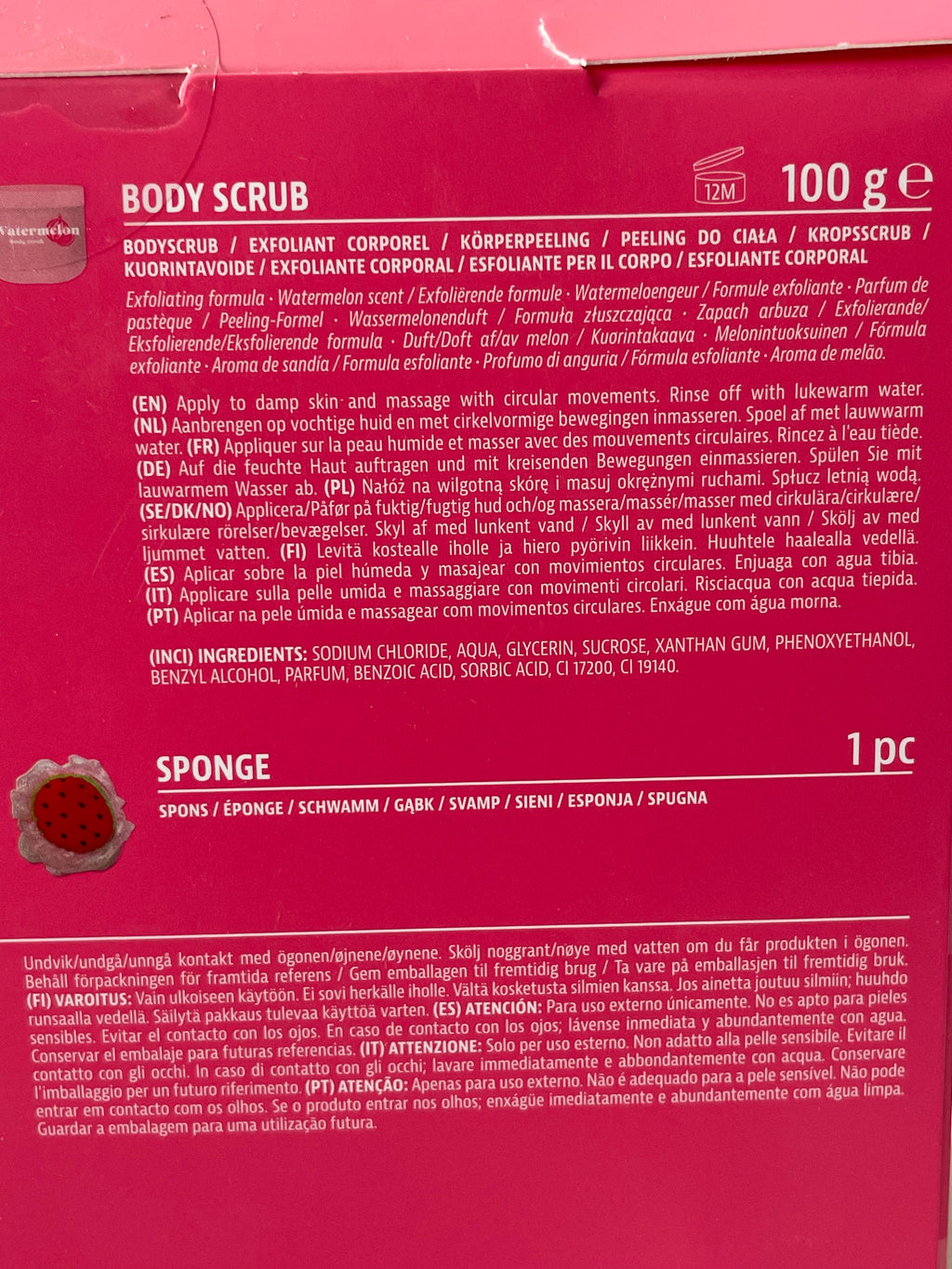 Set ingrijire corp Watermelon - SENCE