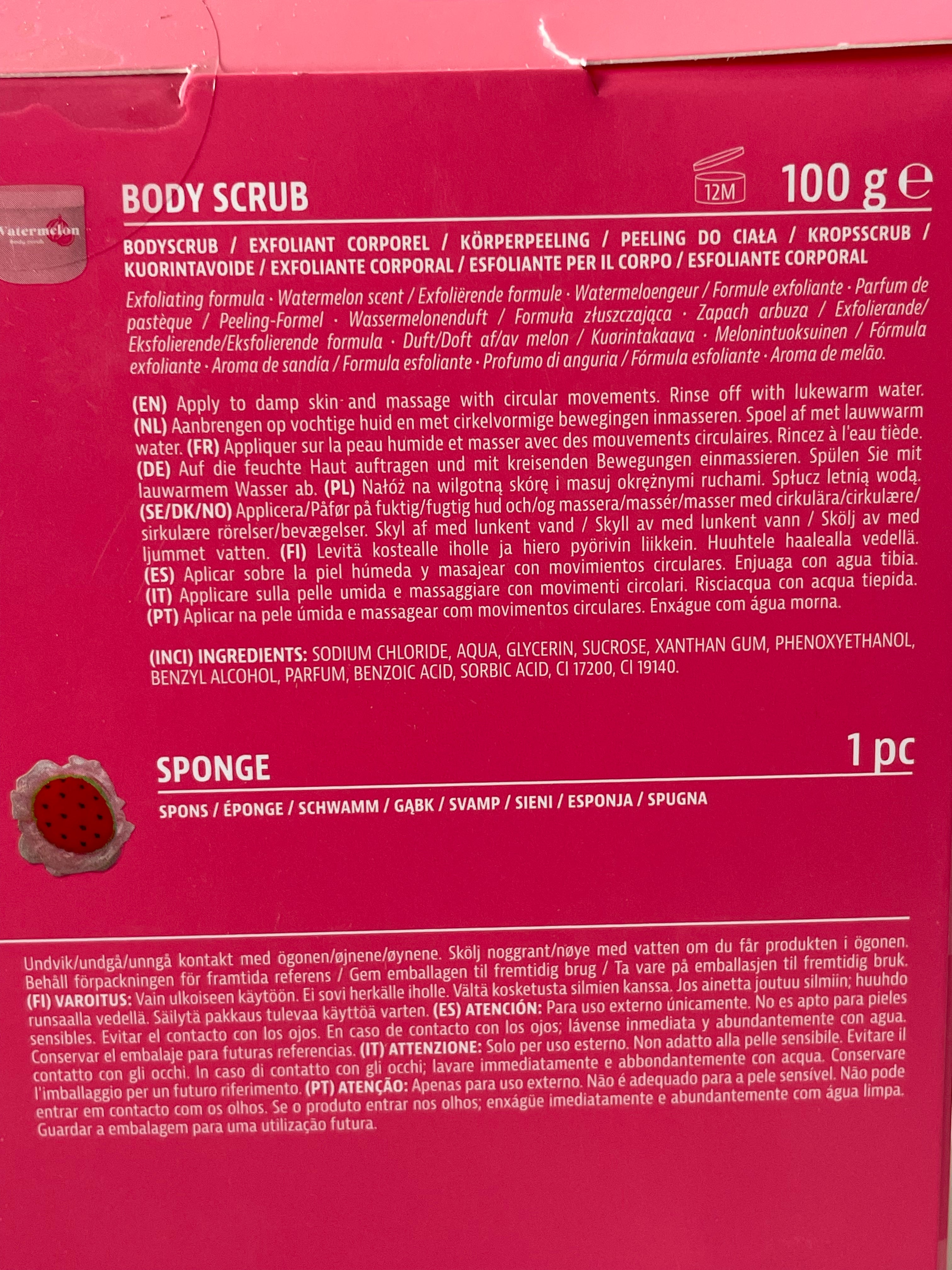 Set ingrijire corp Watermelon - SENCE
