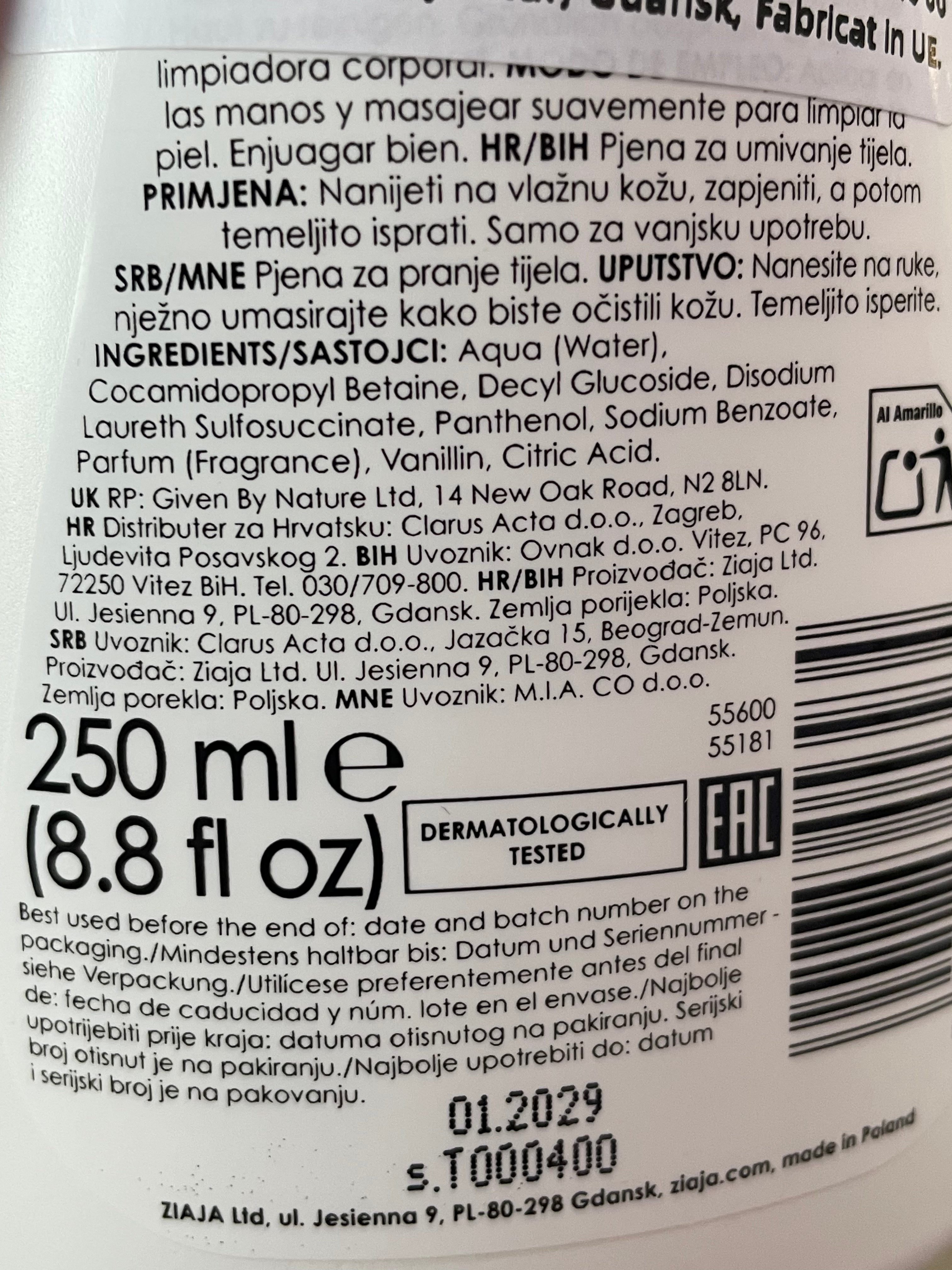 Sapun spuma pentru maini Marshmallow - ZIAJA