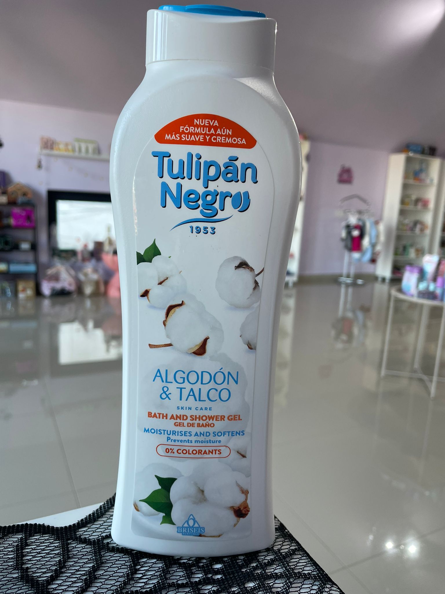 Gel de dus Algodon & Talco - Tulipan Negro