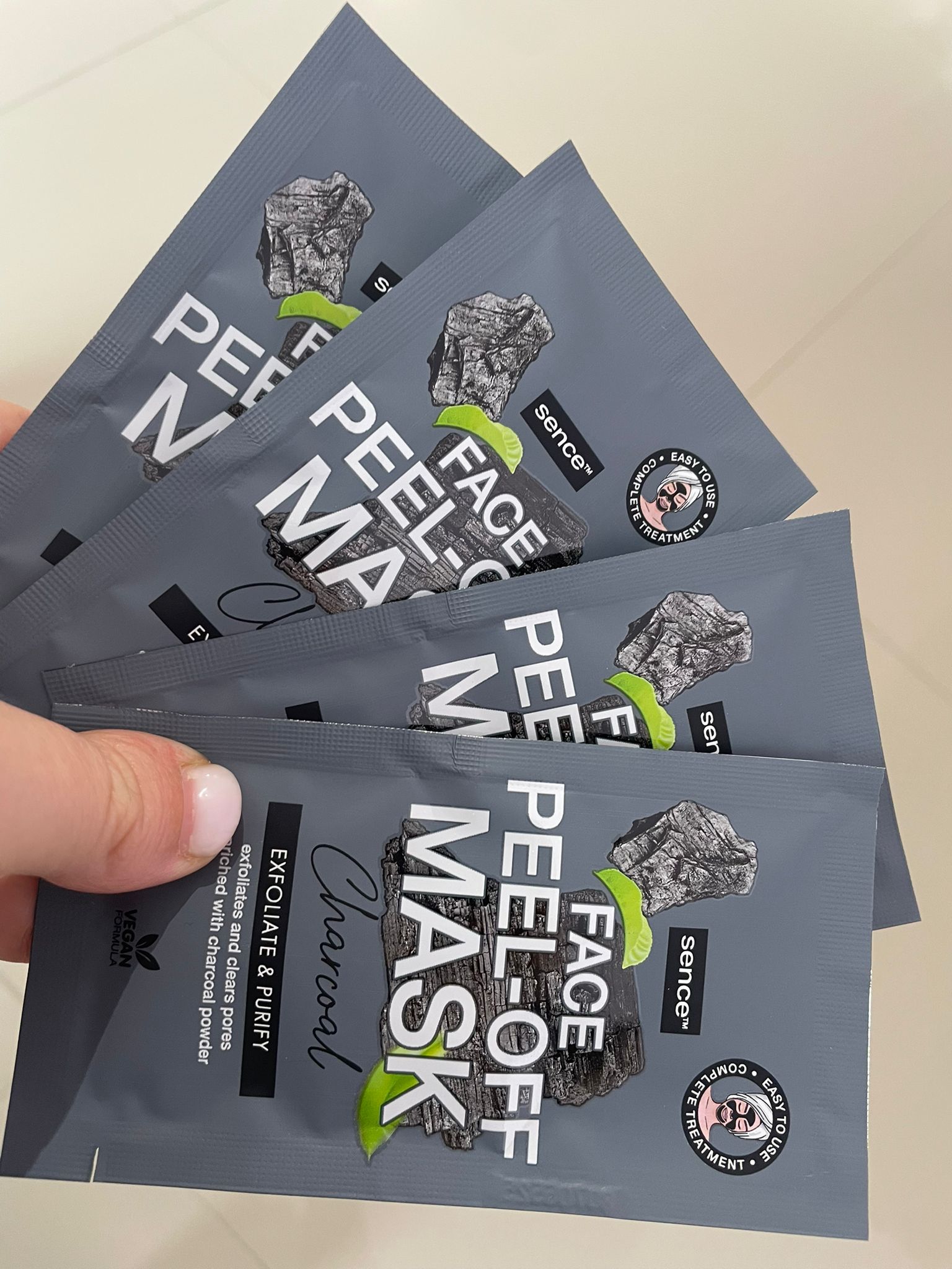 Set masti Peel Off carbune - Sence