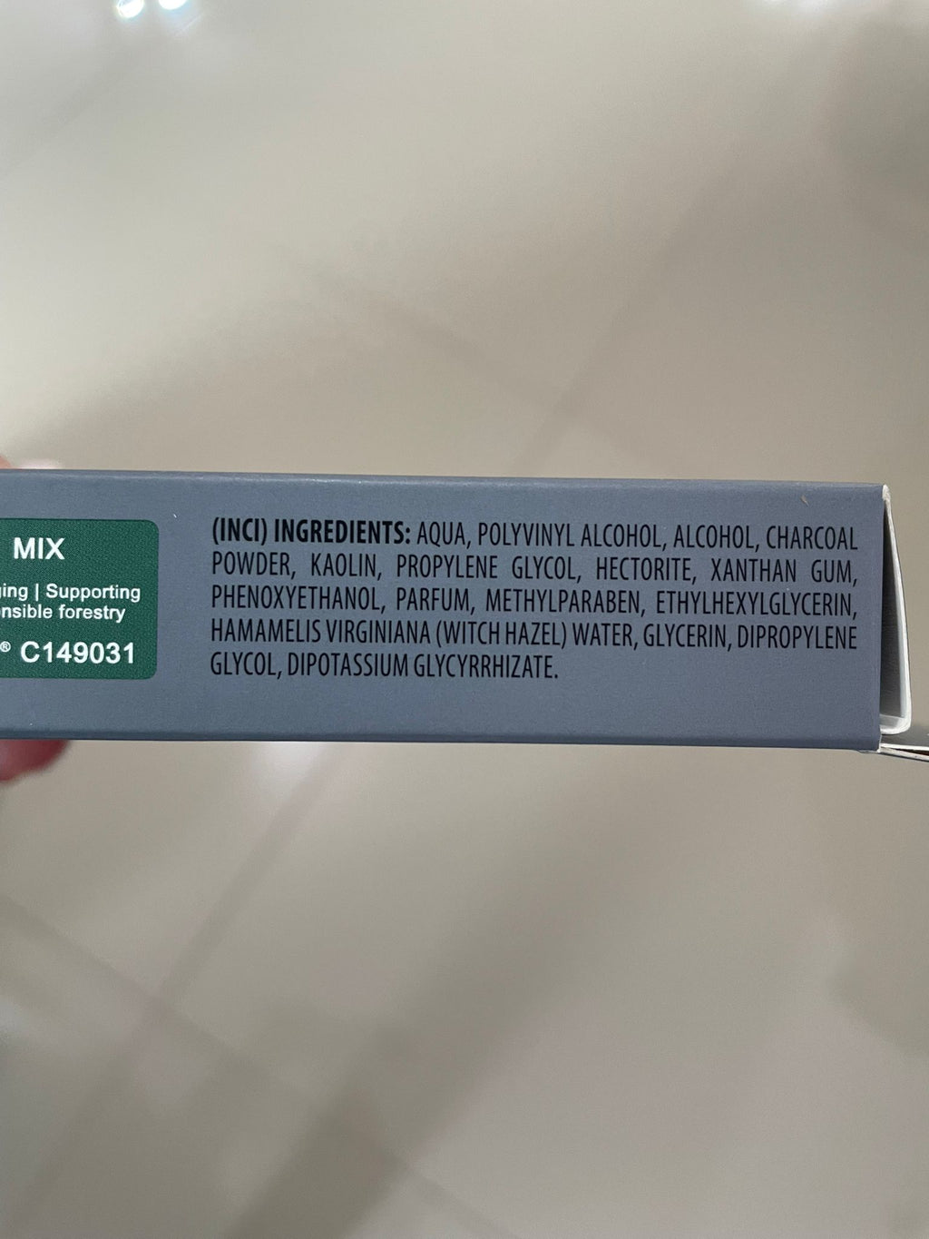 Set masti Peel Off carbune - Sence