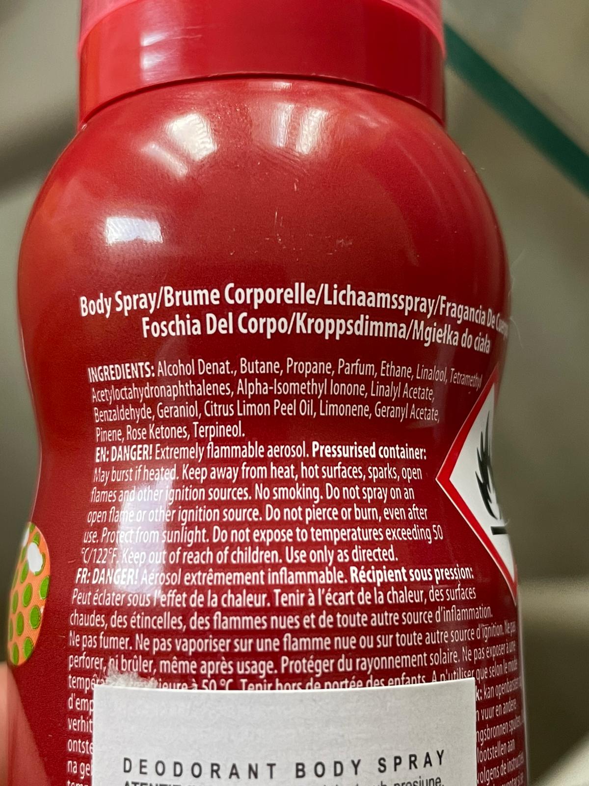 Deo Body Spray Cheeky Cherry - Chupa Chups