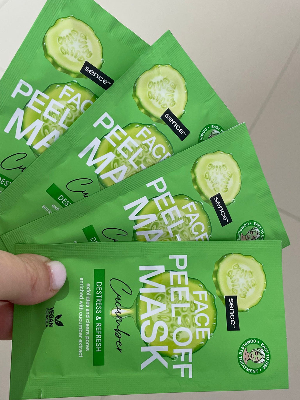 Set masca peel-off Castravete - Sence