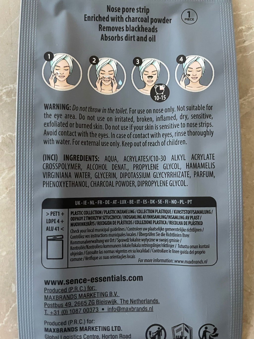 Plasturi puncte negre carbune - Sence